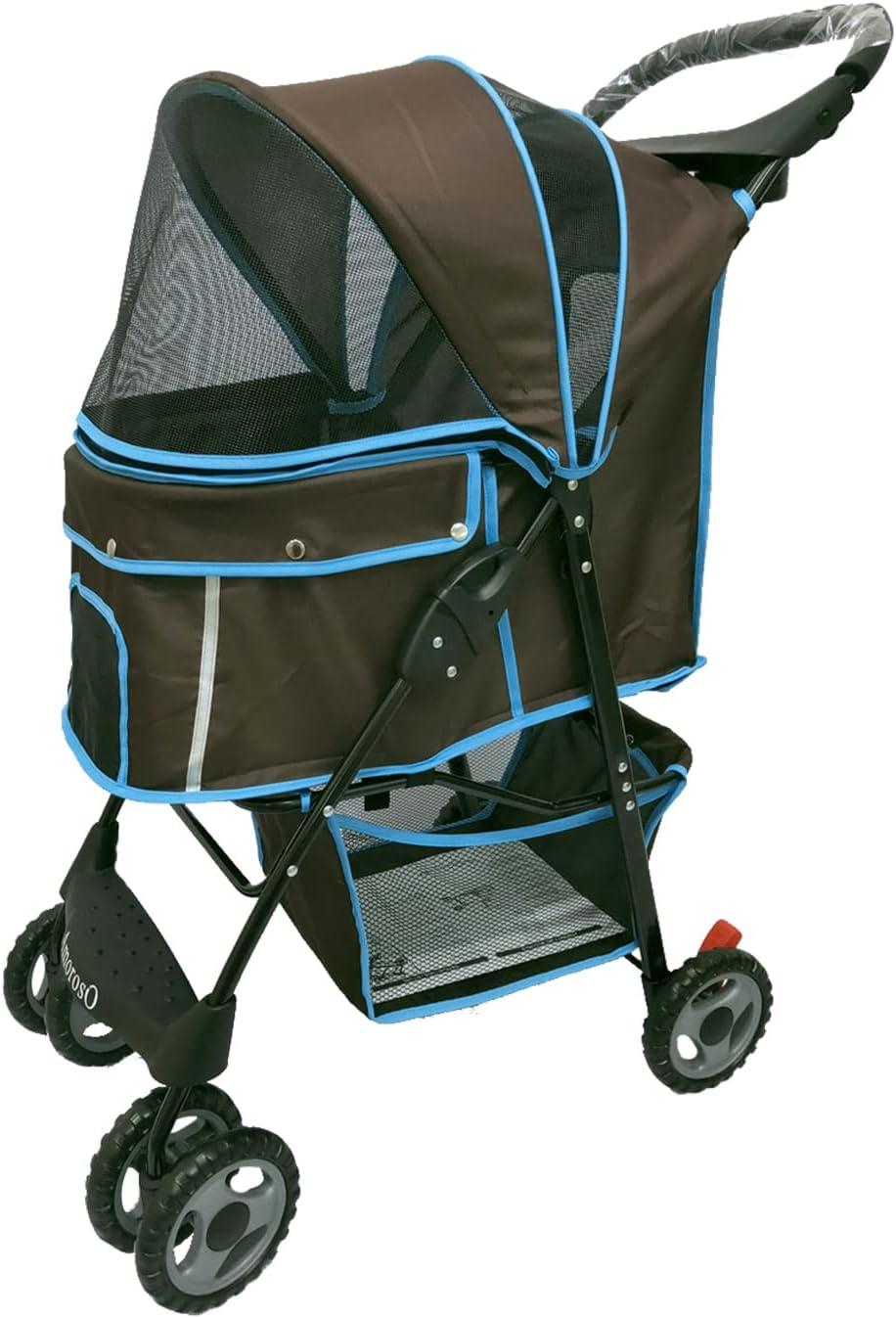 AmorosO Foldable Pet Stroller
