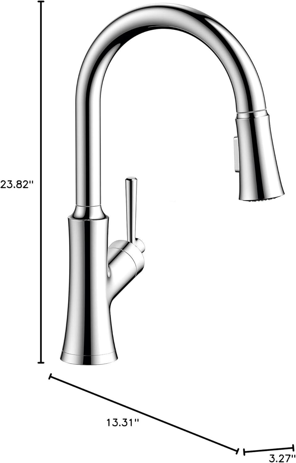 Joleena Pull Down Single Handle Kitchen Faucet