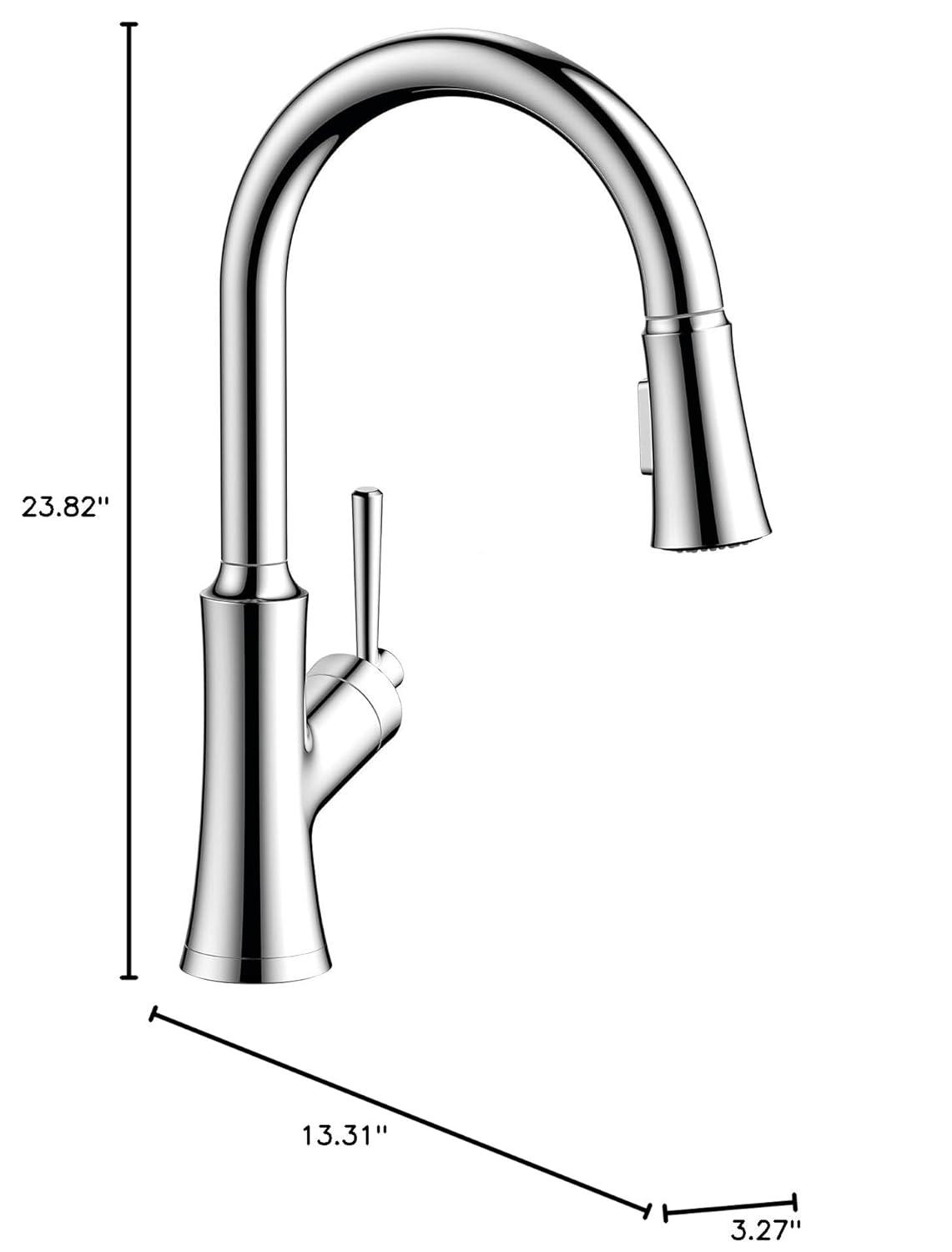 Joleena Pull Down Single Handle Kitchen Faucet