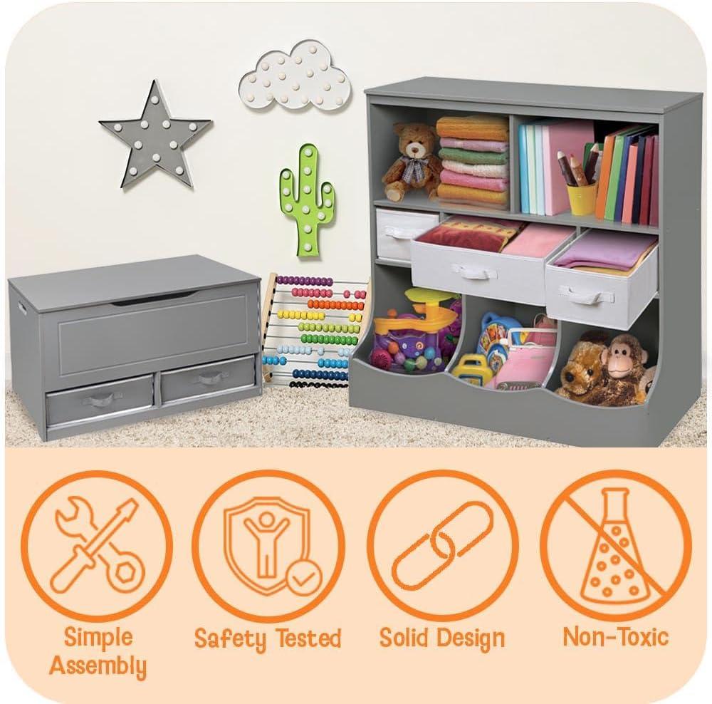 Badger Basket 5-Bin Storage Cubby With Feet & Reviews | Wayfair