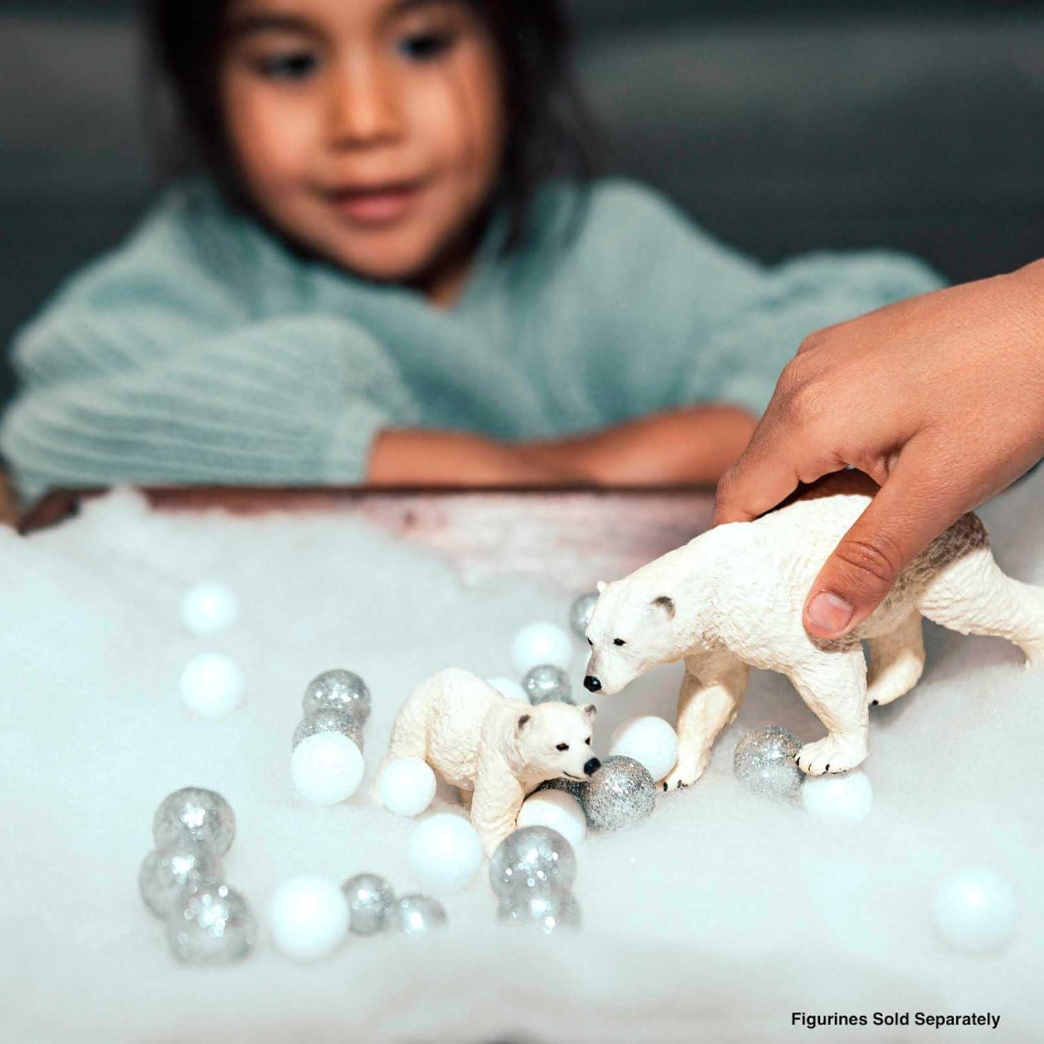 Safari Ltd. Polar Bear Figurine - Lifelike 4.75" Figure - Educational Toy for Boys, Girls, and Kids Ages 1+