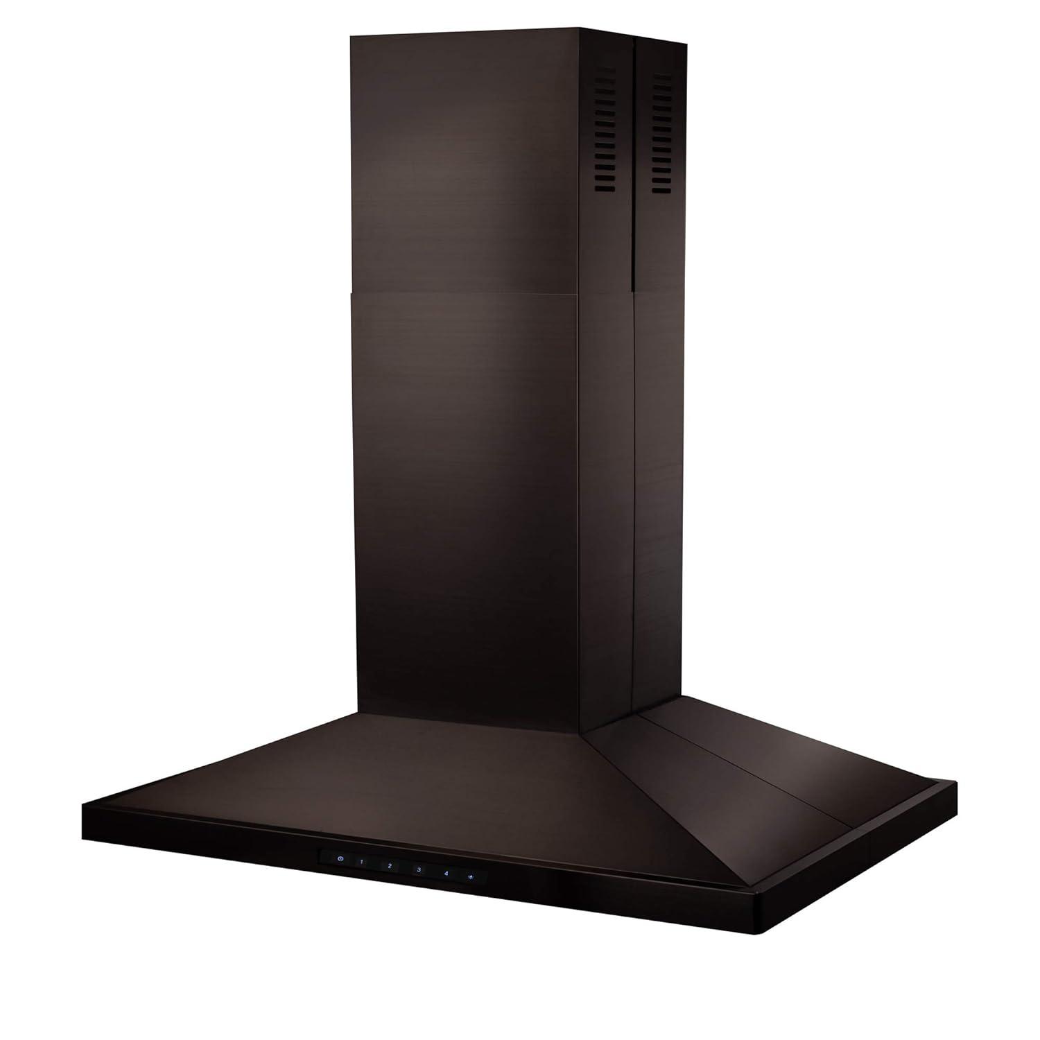 36 in. Convertible Vent Isl& Mount Range Hood in Stainless Steel (GL2i-36)