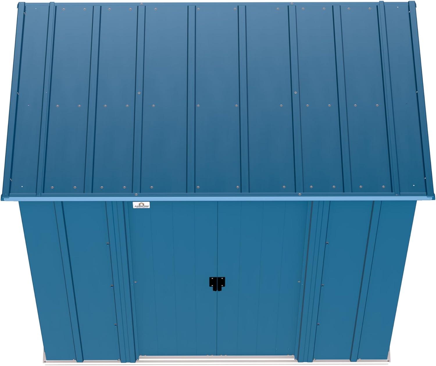 Arrow Arrow 6 ft. W x 4 ft. D Metal Tool Shed