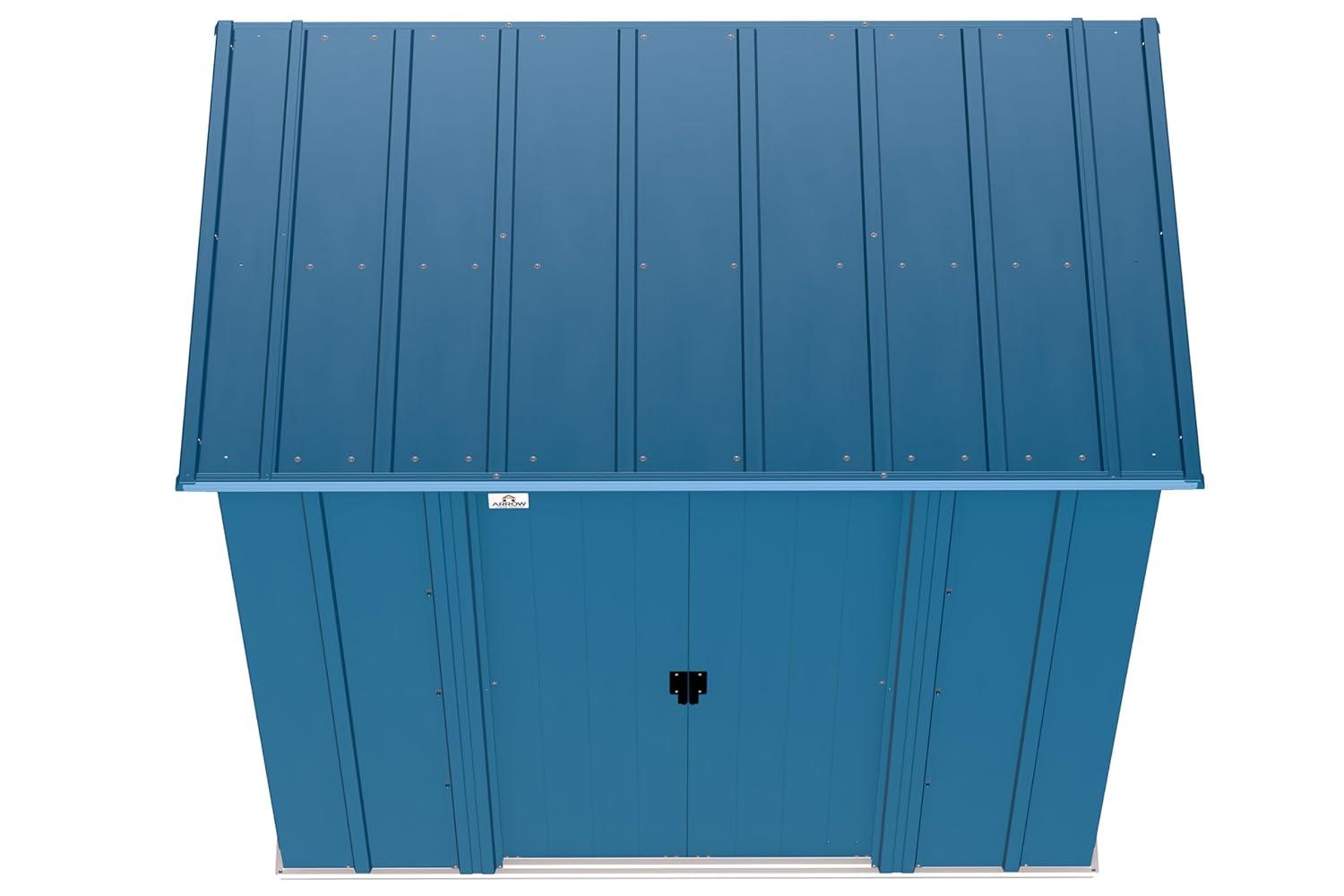 Arrow Arrow 6 ft. W x 4 ft. D Metal Tool Shed