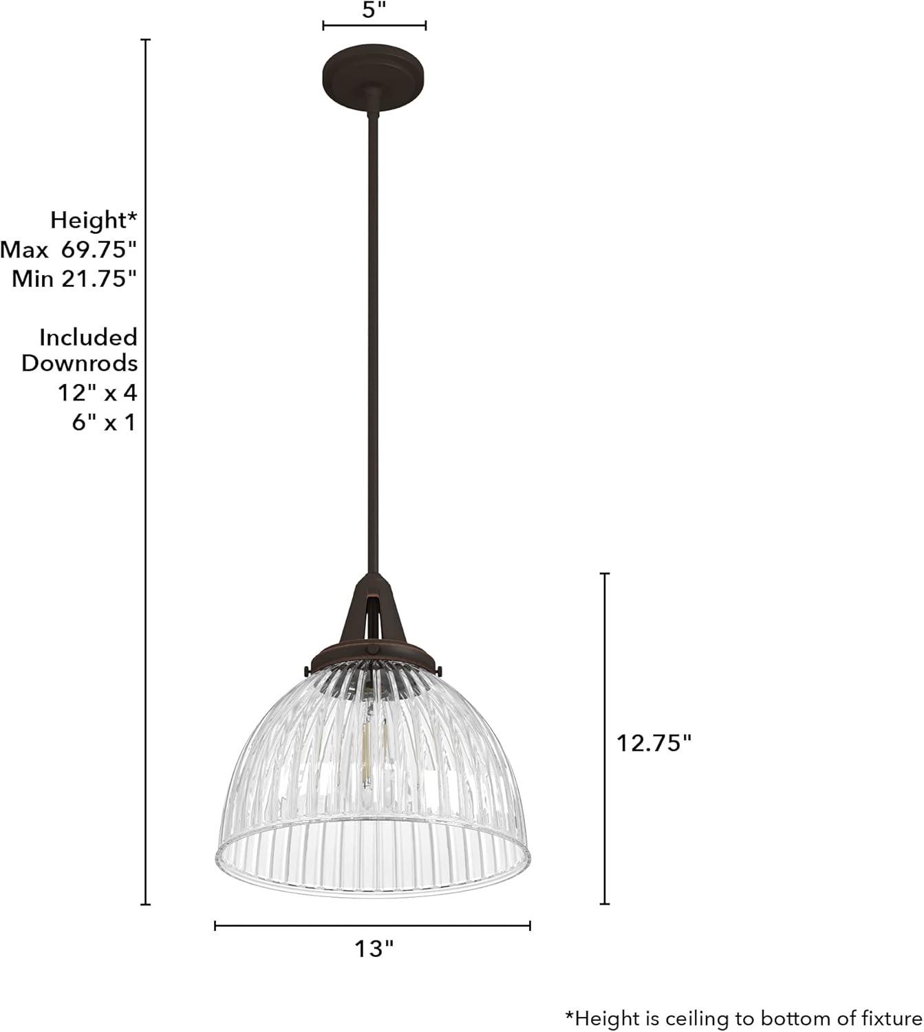 Hunter Fan Cypress Grove 1 Light Dome Pendant?