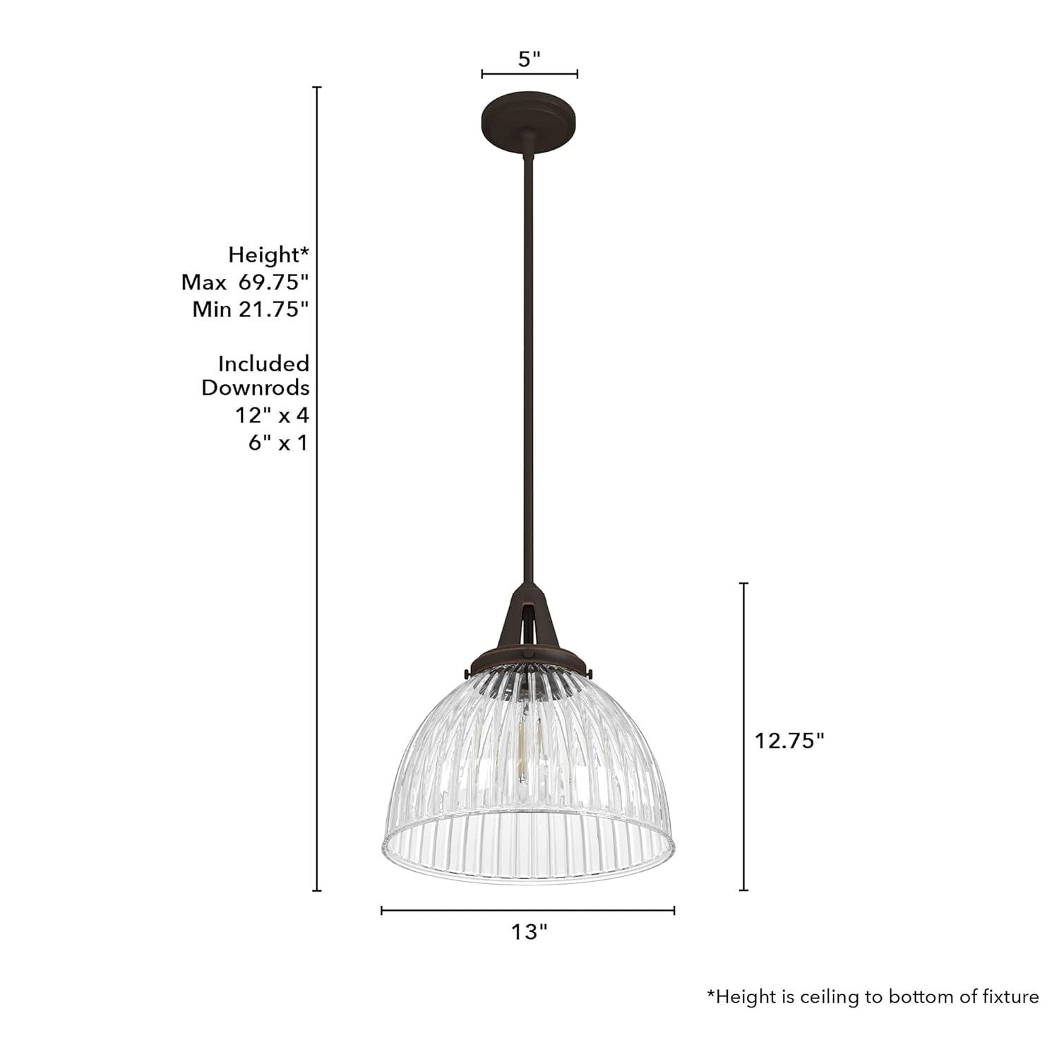 Hunter Fan Cypress Grove 1 Light Dome Pendant?