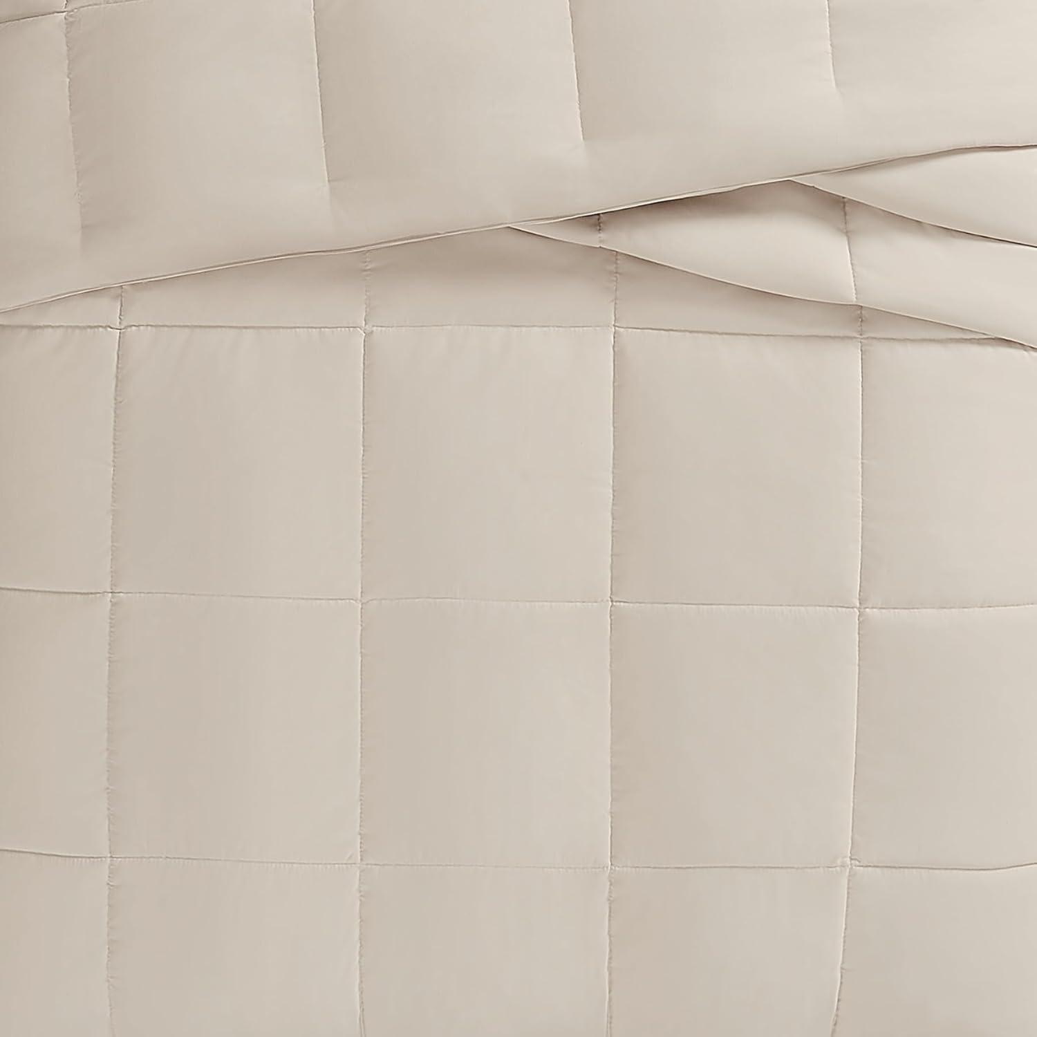 Truly Soft 3pc King Comforter Set Beige