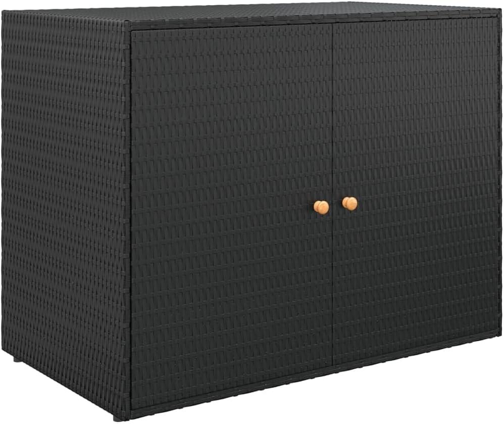 VidaXL Water Resistant Acacia Cabinet Deck Box
