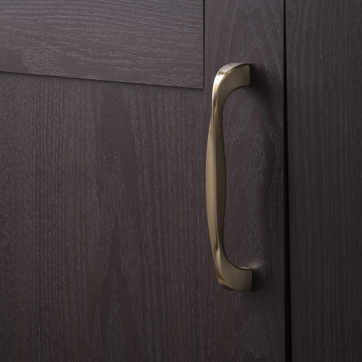 Twist Kitchen Cabinet Handles, Solid Core Drawer Pulls for Cabinet Doors, 5-1/16" (128mm)