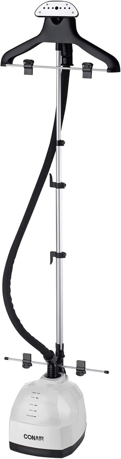 Conair Full Size White and Black Fabric Steamer with 1500W Power