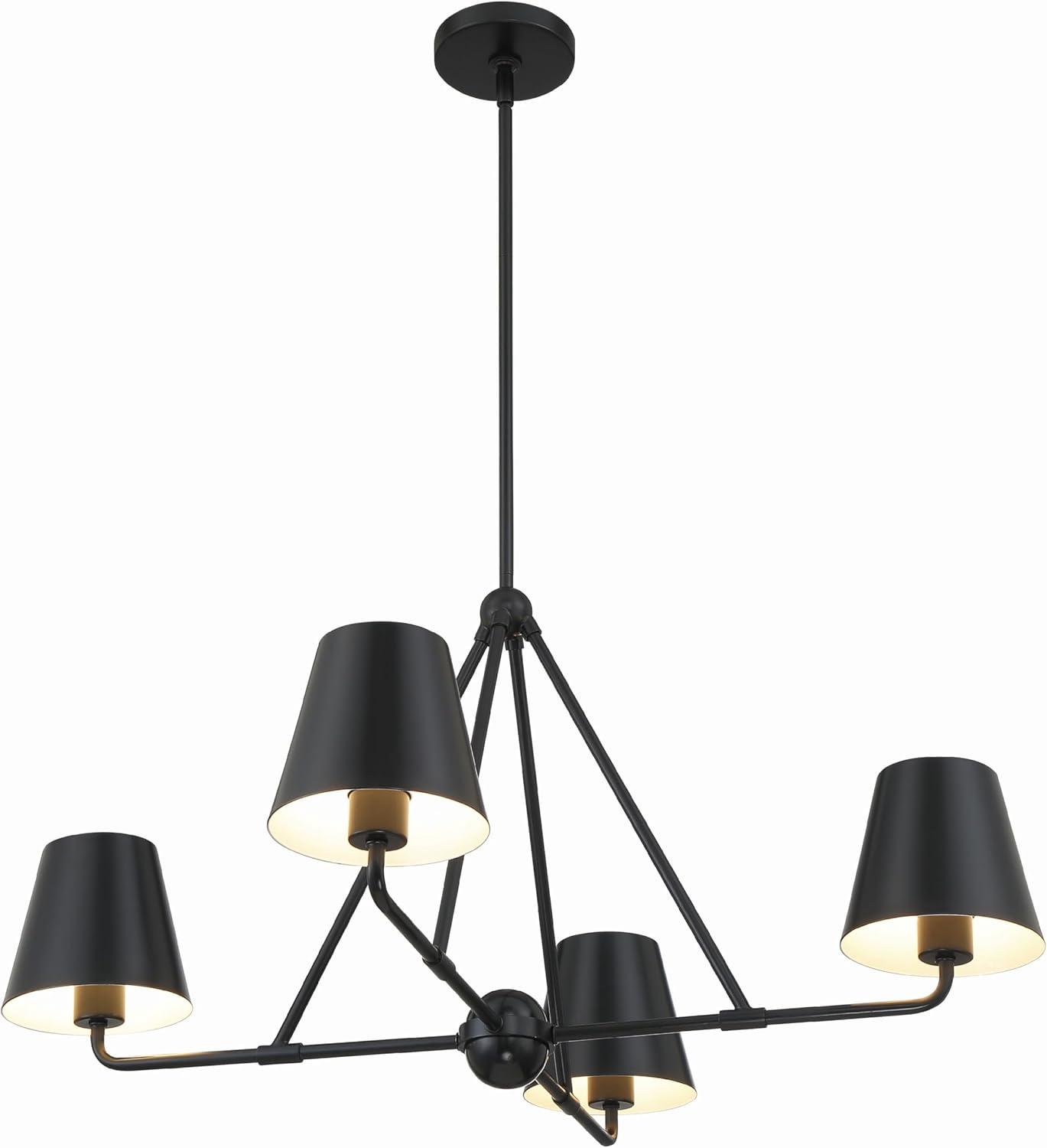 Crystorama Lighting - Xavier - 4 Light Chandelier In Traditional Style-17 Inches