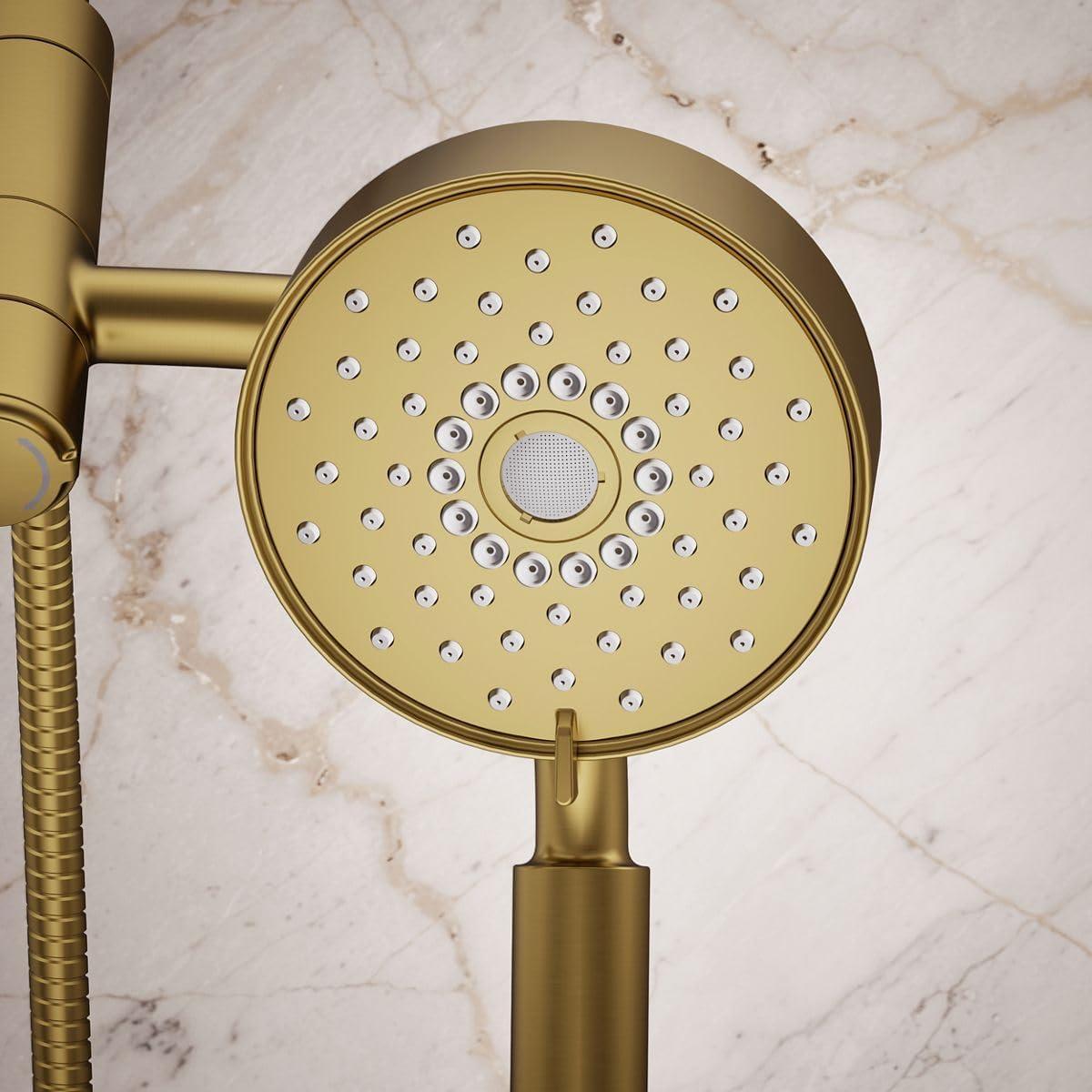 Kohler Purist® 2-In-1 Multifunction Shower Combo Kit, Showerhead and Handshower, Three Spray Settings