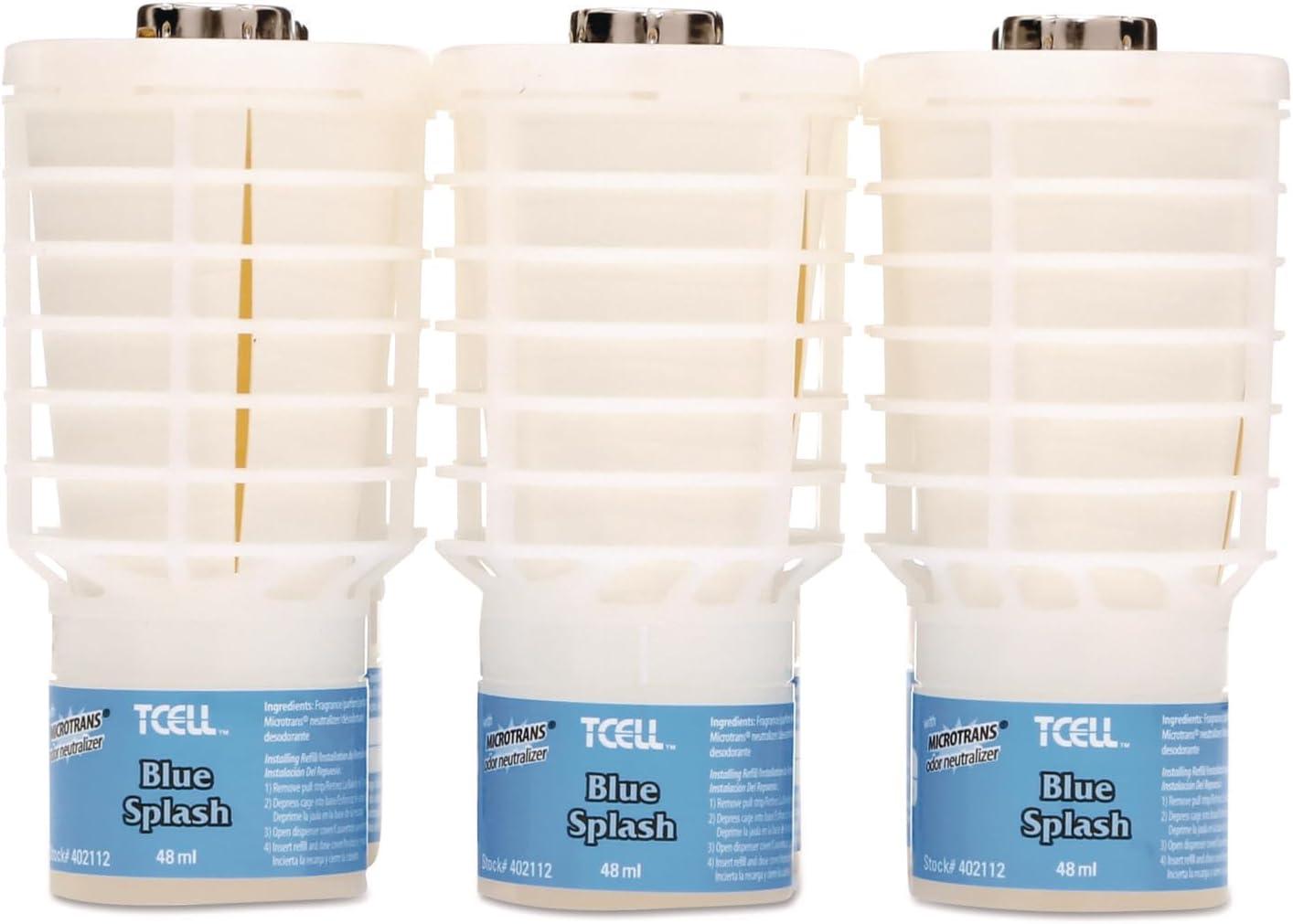 Blue Splash TCell Odor Neutralizer Refill, 6-Pack, White