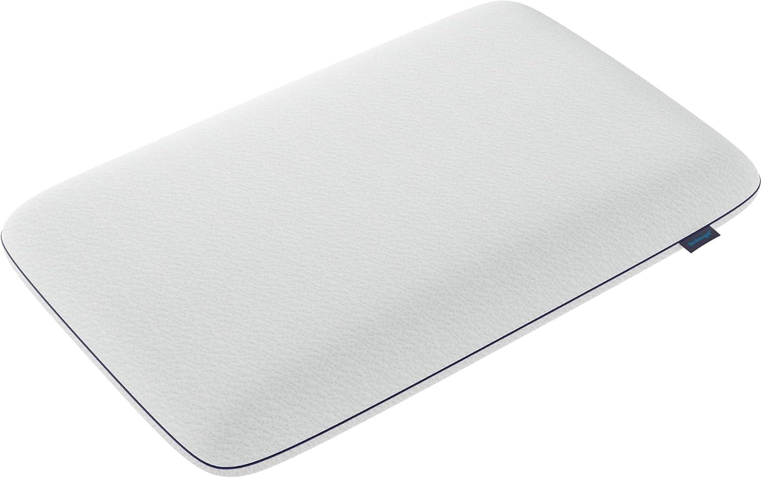 Technogel Deluxe Cooling Gel Pillow – Neck & Shoulder Pain Relief, Odorless Memory Foam, Cool Sleep for Stomach & Back Sleepers, Standard Shape with Washable Cooling Cover (Medium)