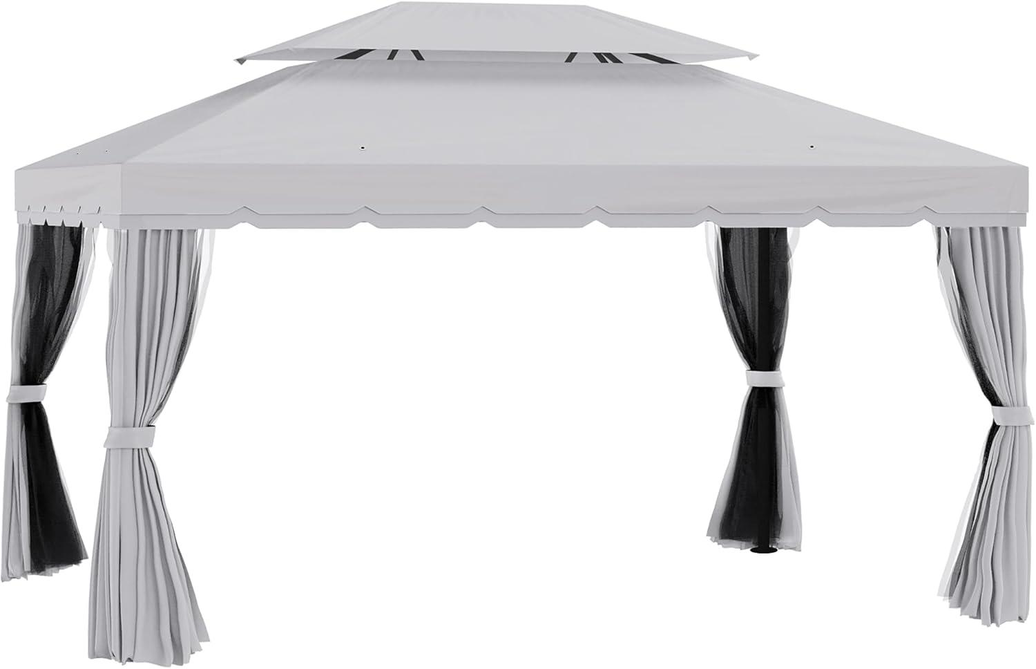 Outsunny 10' x 13' Canopy Shelter Gazebo, Lightweight