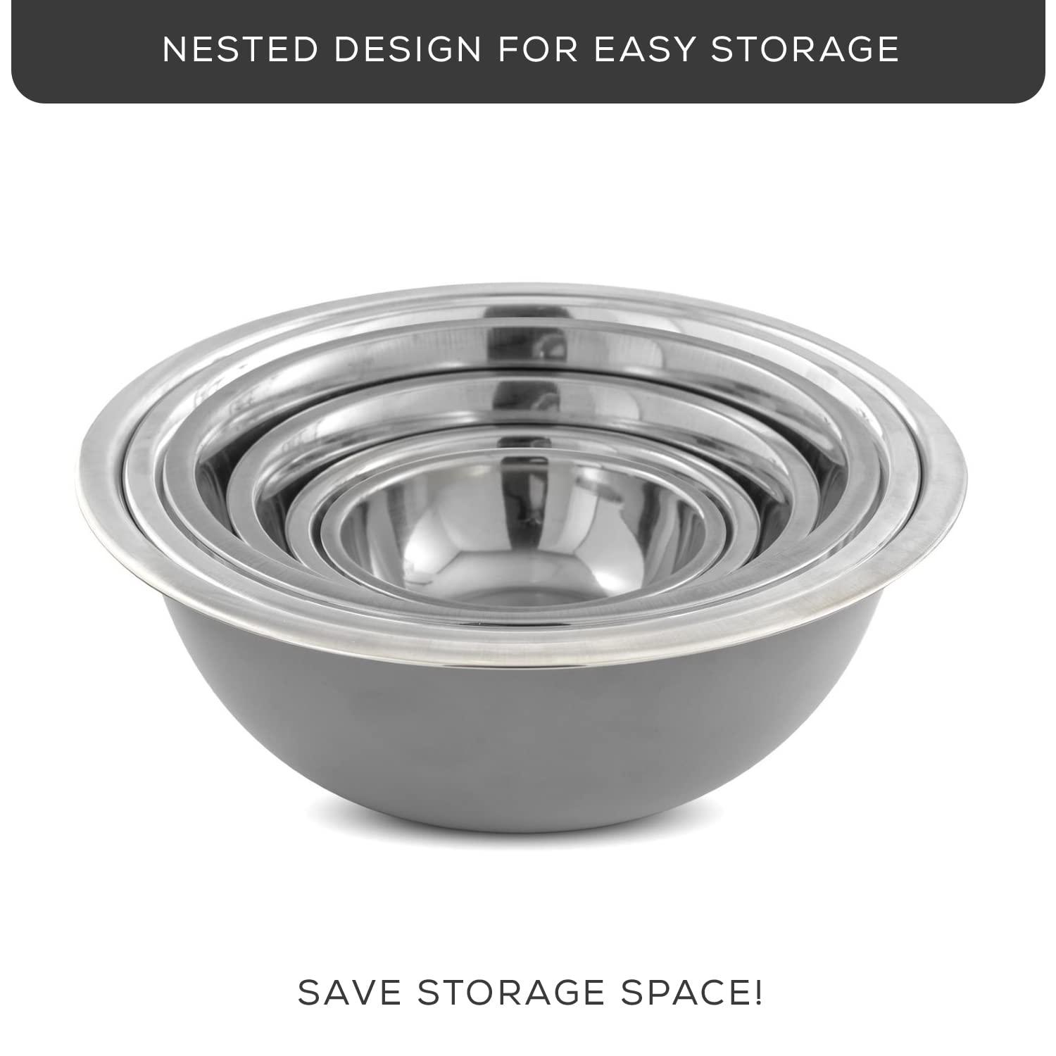 JoyJolt Joyjolt Stainless Steel Mixing Bowl, Set Of 6