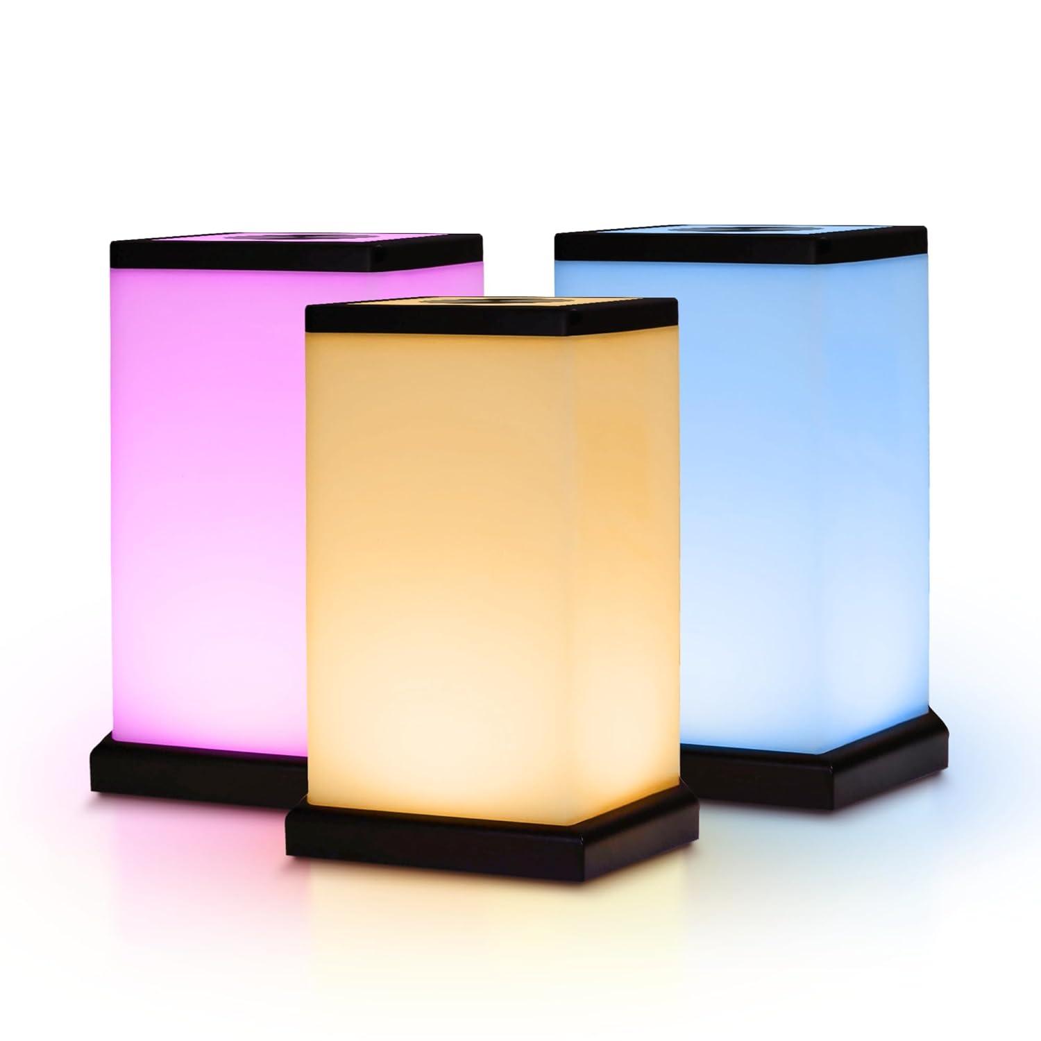 Modern Black Acrylic Touch Friendship Lamp Set