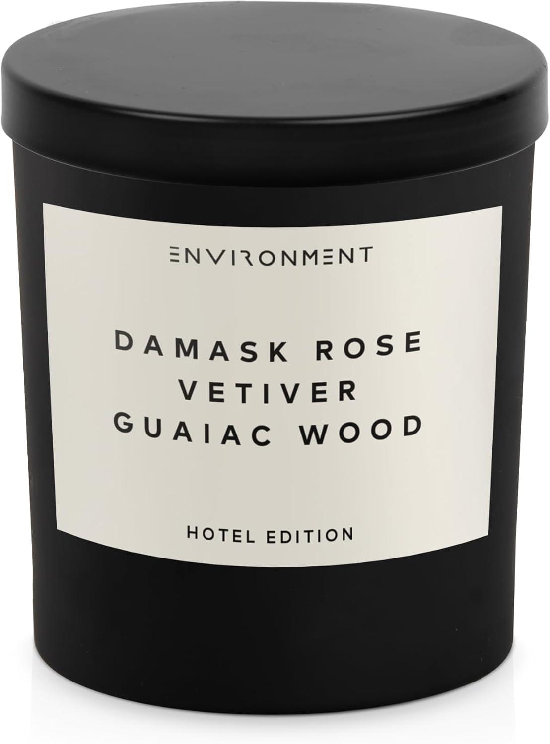 ENVIRONMENT 8oz Candle Inspired by Le Labo Rose 31® and Fairmont Hotel® - Damask Rose | Vetiver | Guaiac Wood
