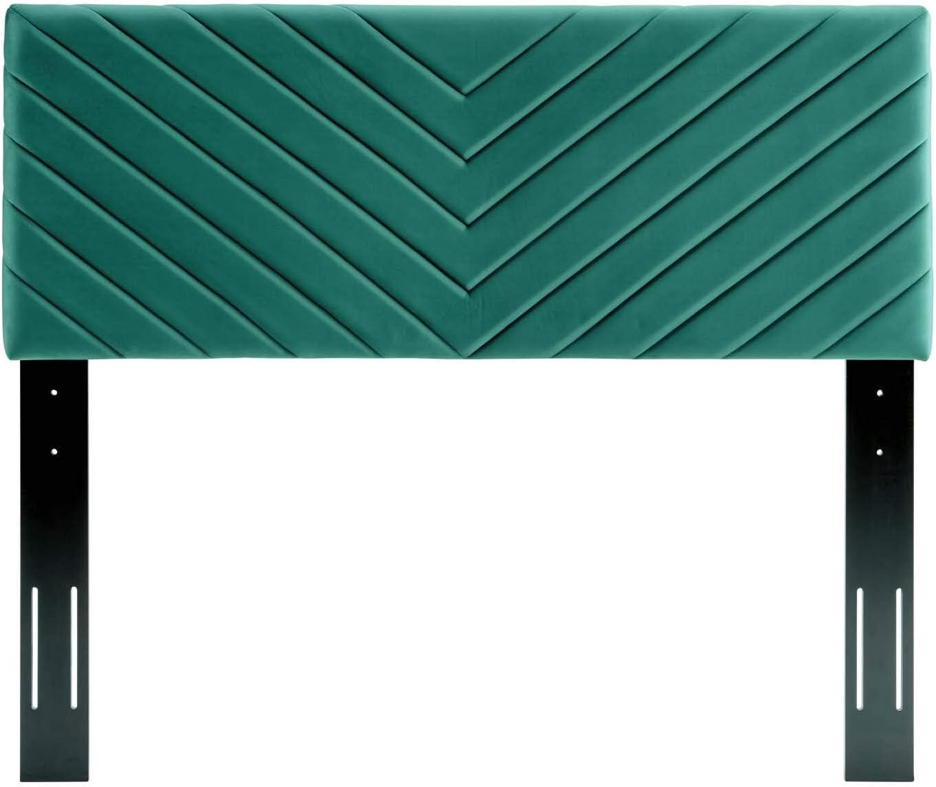 Alyson Angular Channel Tufted Performance Velvet Headboard