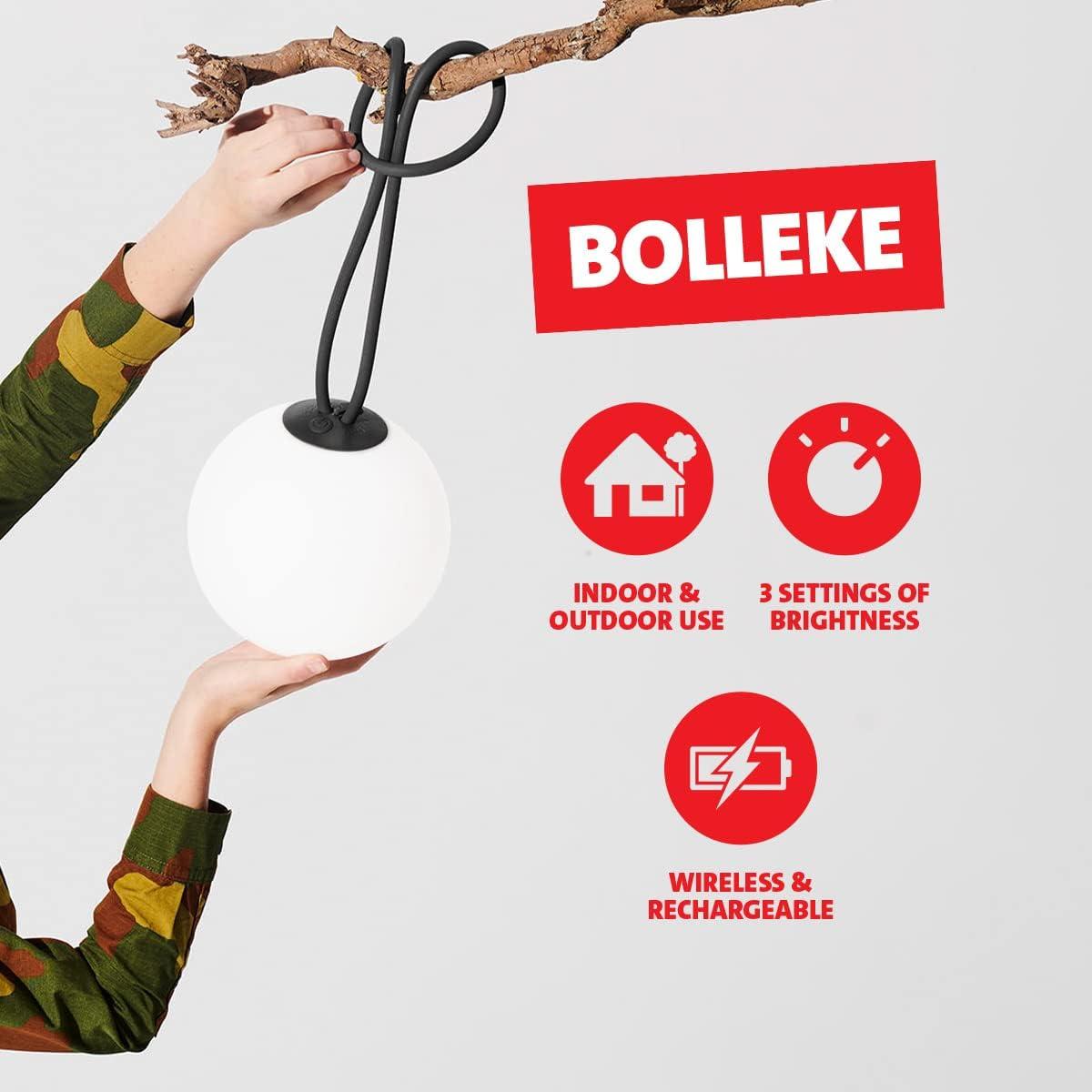 Bolleke Battery Powered Integrated LED Outdoor Hanging Light