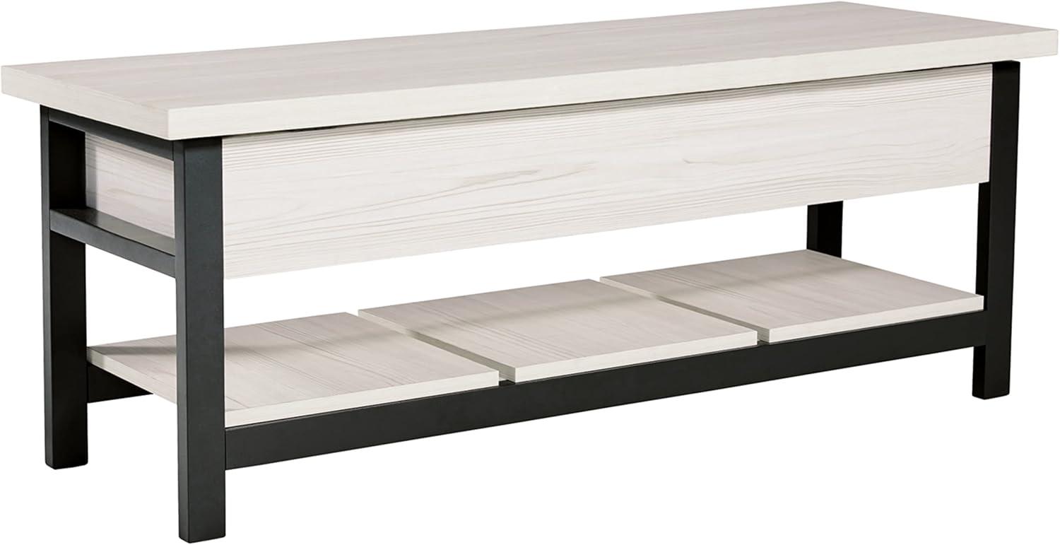 Signature Design by Ashley Casual Rhyson Storage Bench  White