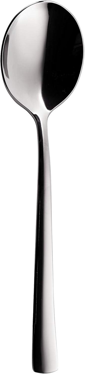 Tramontina Berlin 20-Piece Stainless Steel Flatware Set –  Mirror-Polished Finish, Square Handle Design, Knives, Forks & Spoons Silverware Set