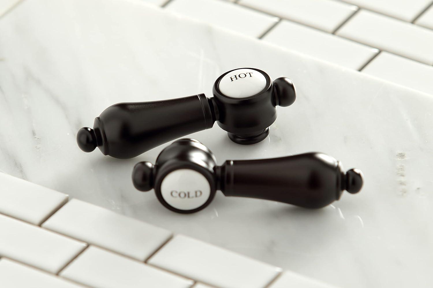 Heirloom Oil Rubbed Bronze Widespread Bathroom Faucet