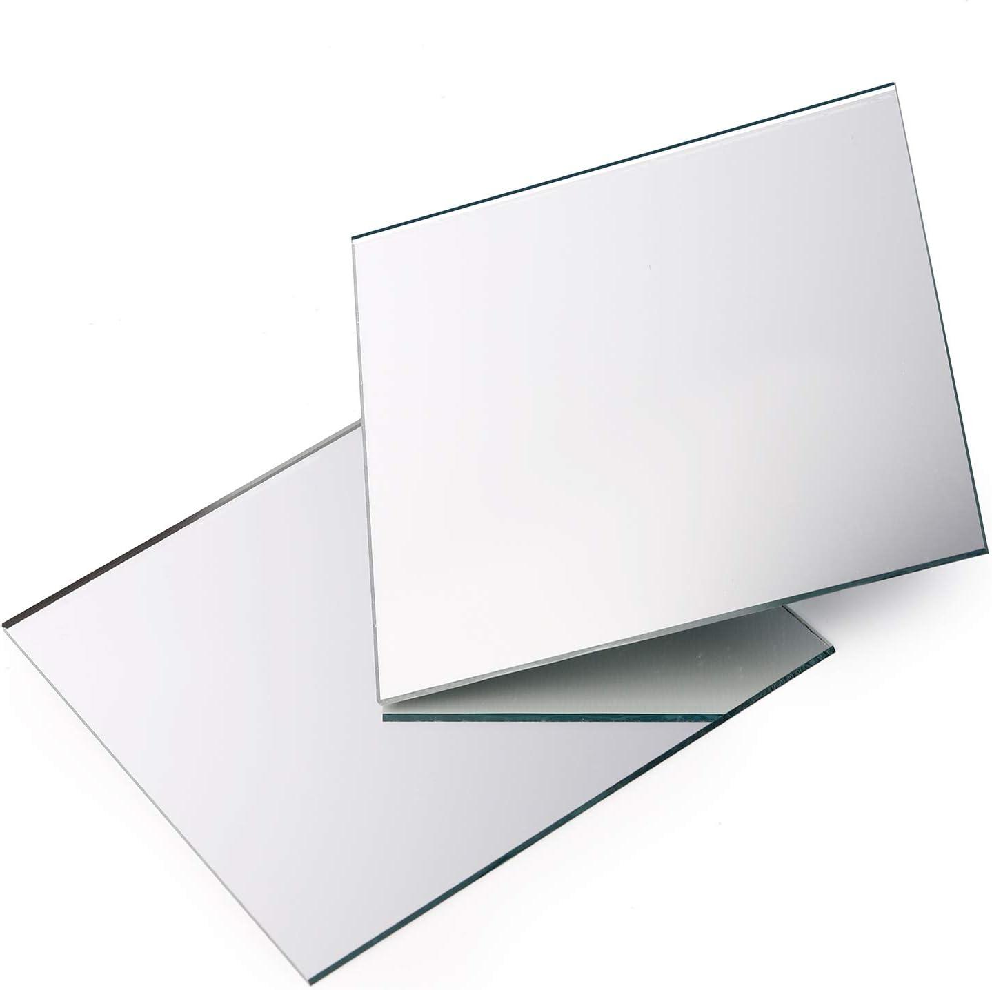 50 Pack 4x4 Inch Square Glass Mirror Tiles