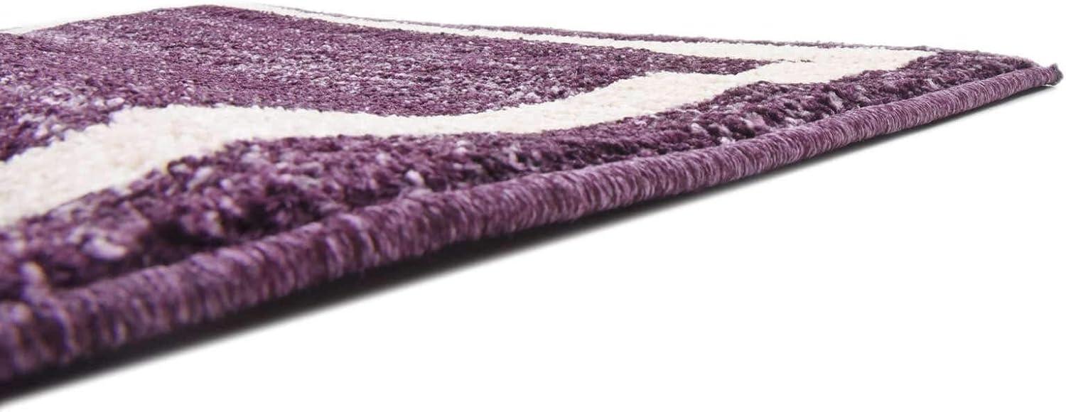 Unique Loom Del Mar Collection Area Rug - Maria (2' 2" x 3' 1" Rectangle Violet/Ivory)