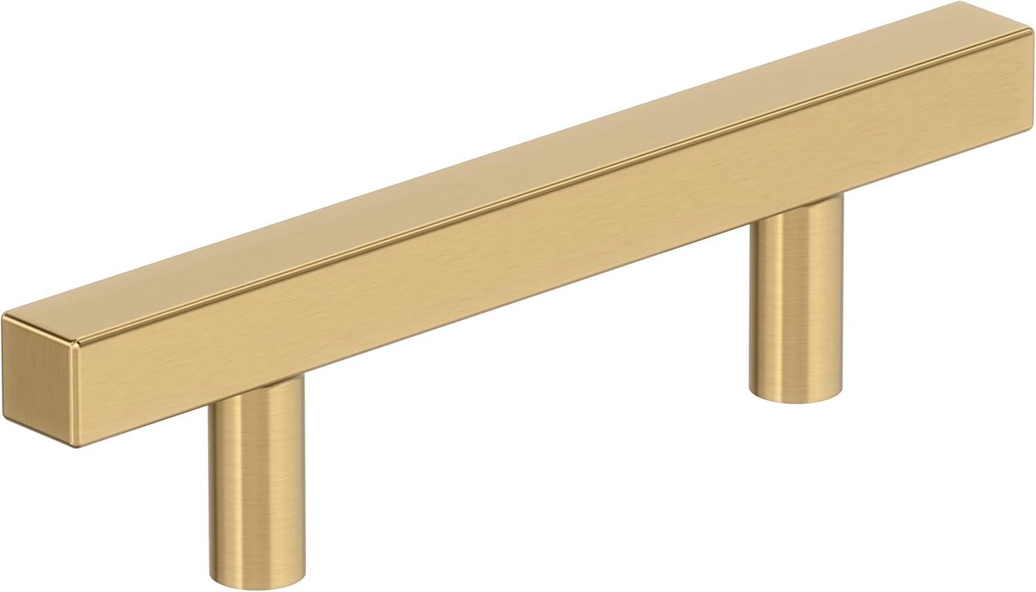 Champagne Bronze Modern 3-Inch Bar Cabinet Pull