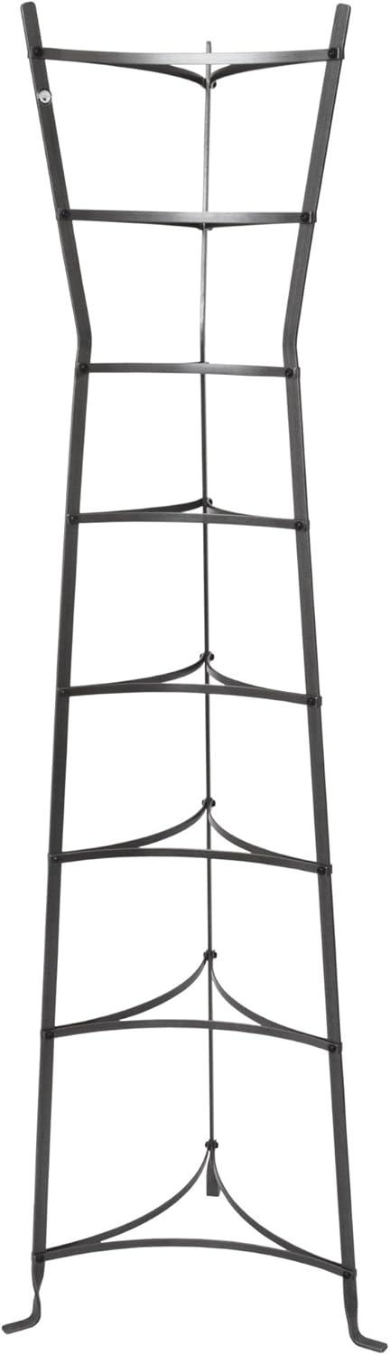 Hammered Steel 8-Tier Hourglass Cookware Stand