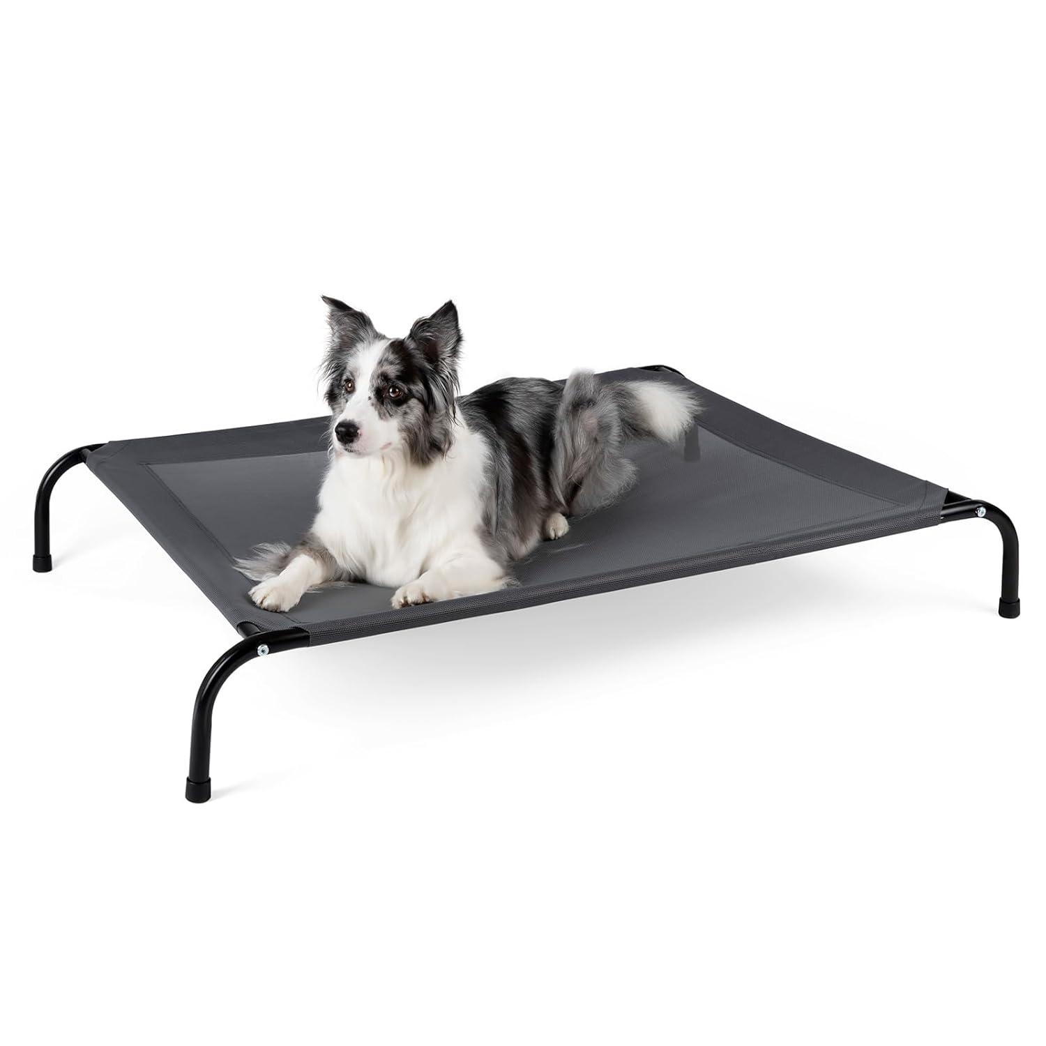 Tucker Murphy Pet™ 49 inches Dog Bed Cot for Large Dogs, Outdoor Raised Dog Bed