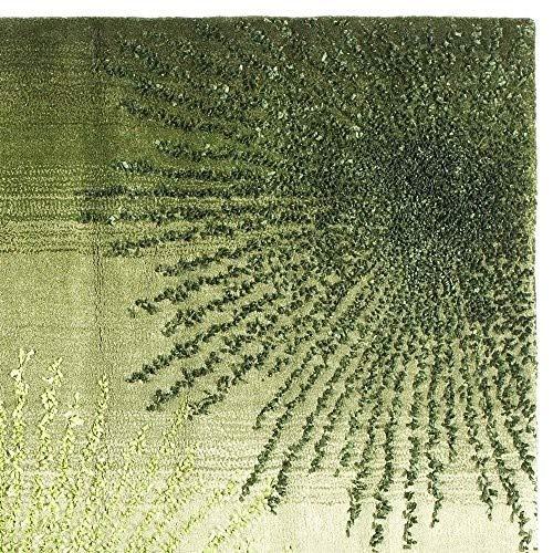 Soho SOH712 Hand Tufted Area Rug - Green/Multi - 6'x6' - Safavieh.