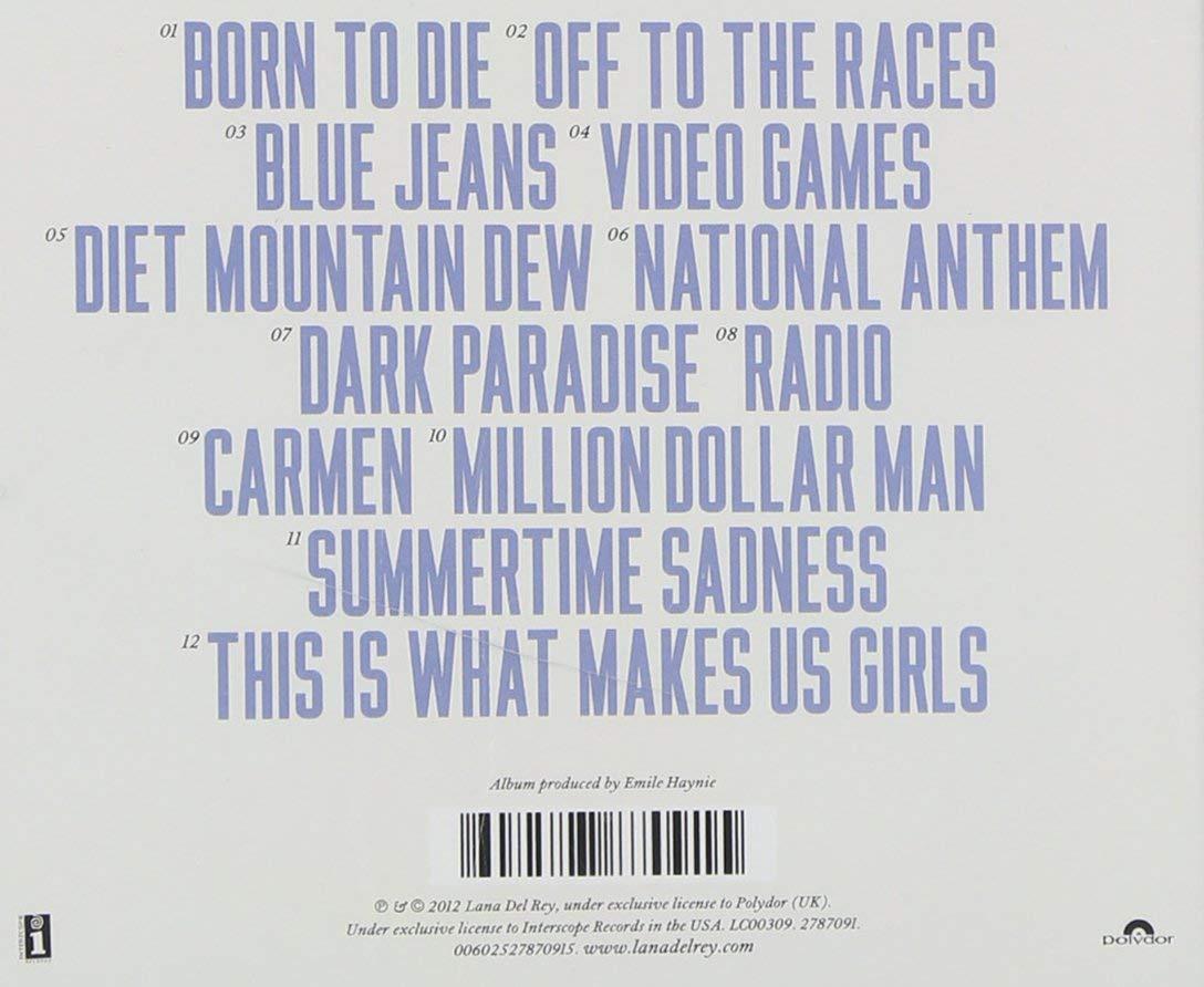 Lana Del Rey - Born to Die CD