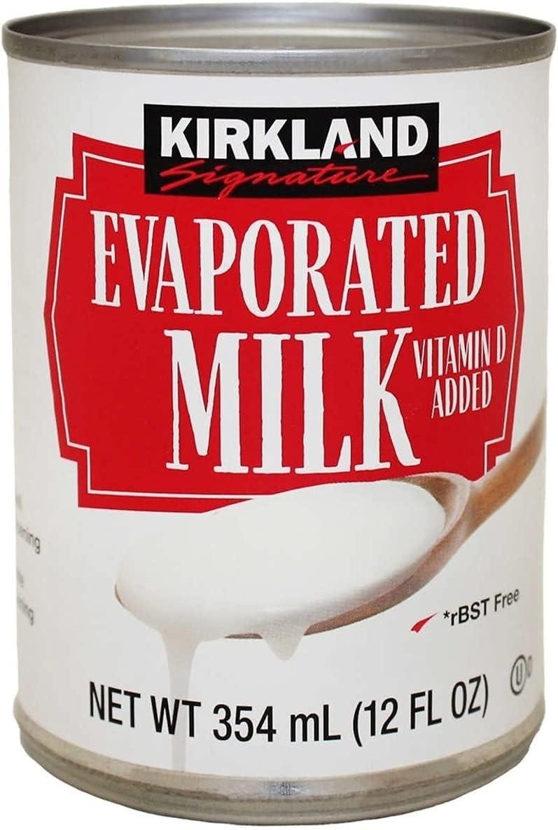 Kirkland Signature Evaporated Milk 12 Fluid Ounce (12 Count)