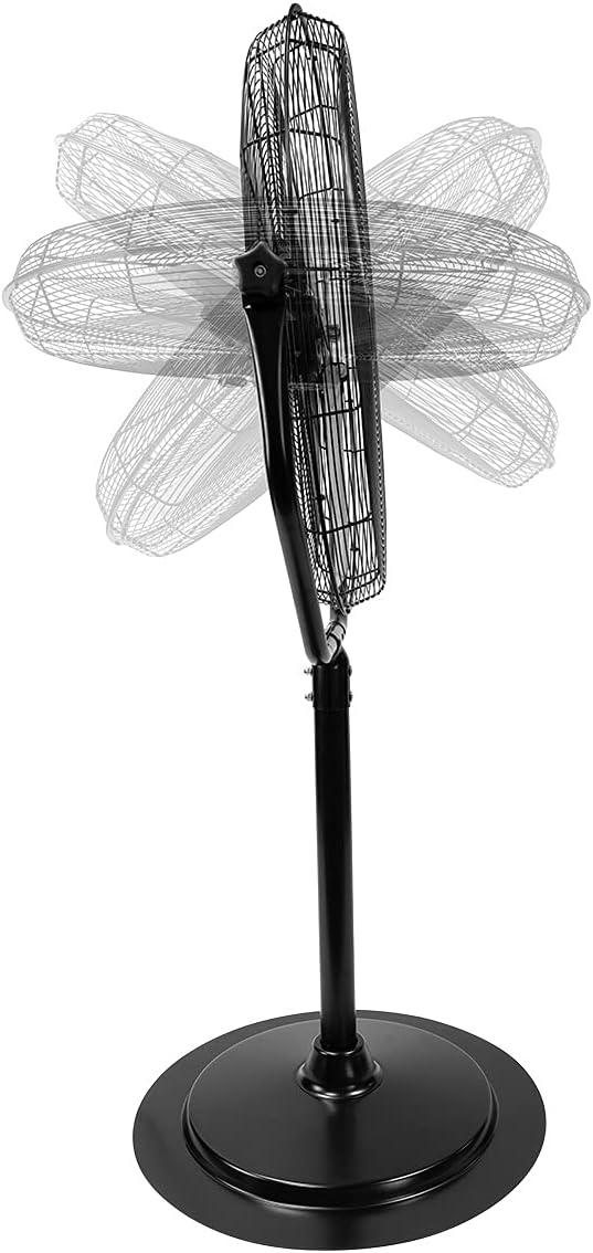 MaxxAir 30" Industrial Pedestal Fan, High Powered High CFM Stand Fan