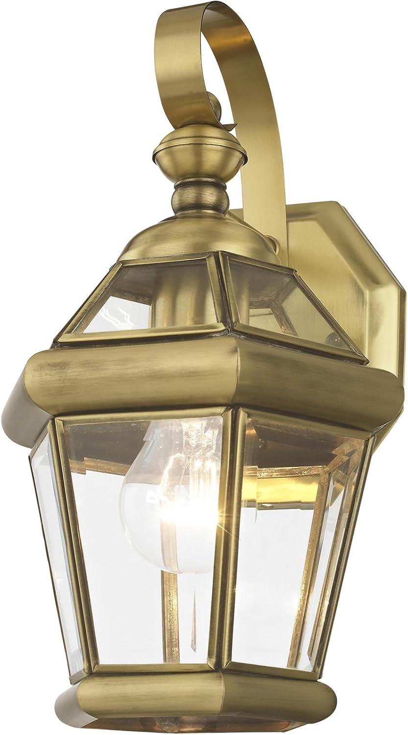 Livex Lighting Georgetown 1 - Light Wall Light in  Polished Brass