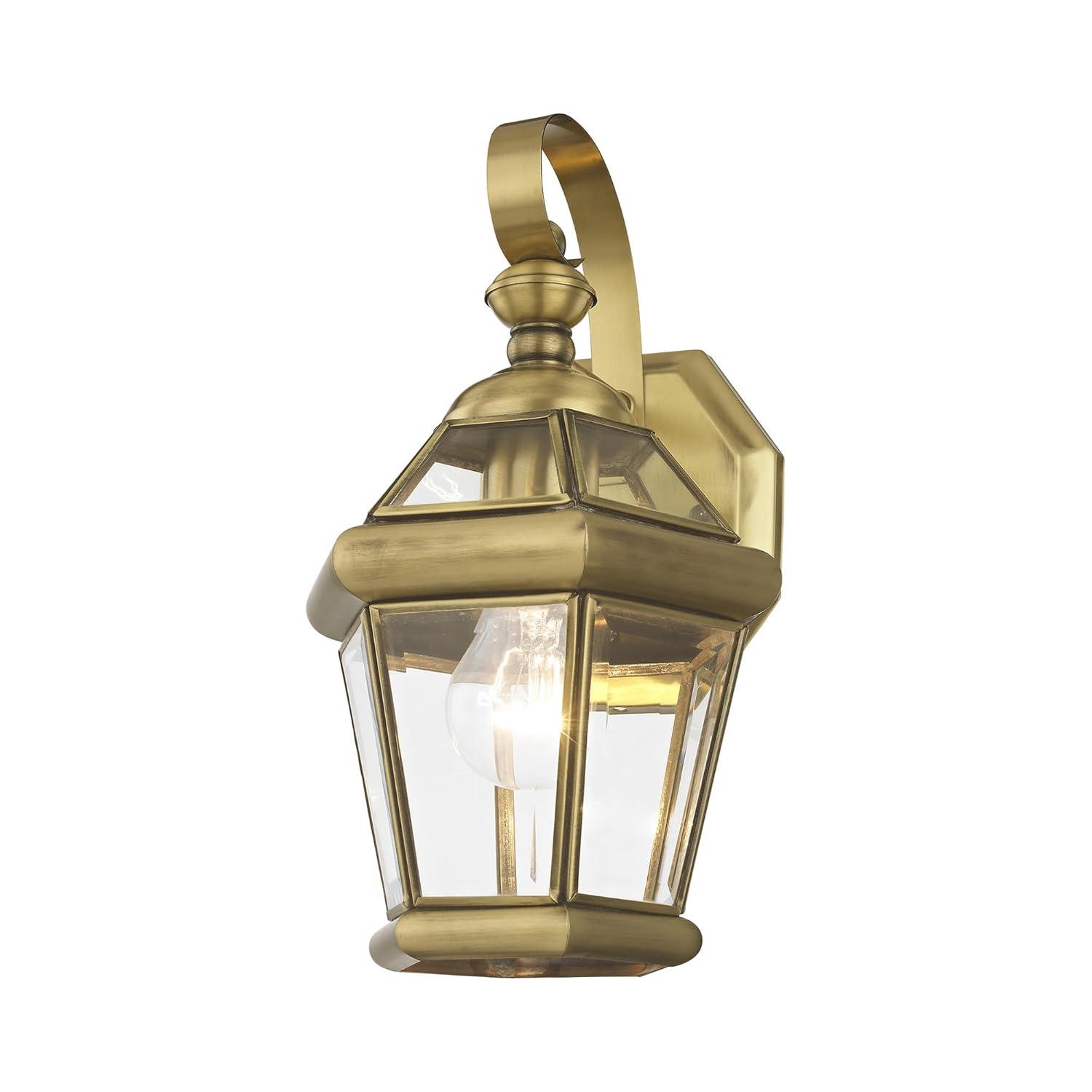 Livex Lighting Georgetown 1 - Light Wall Light in  Polished Brass