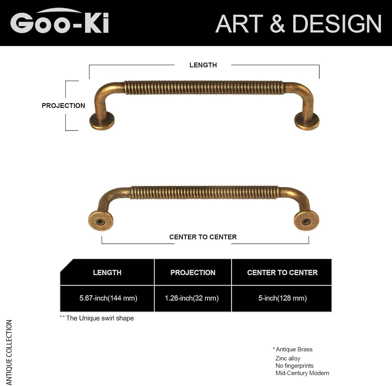 5" Center to Center Bar/Handle Pull Multipack (Set of 6)