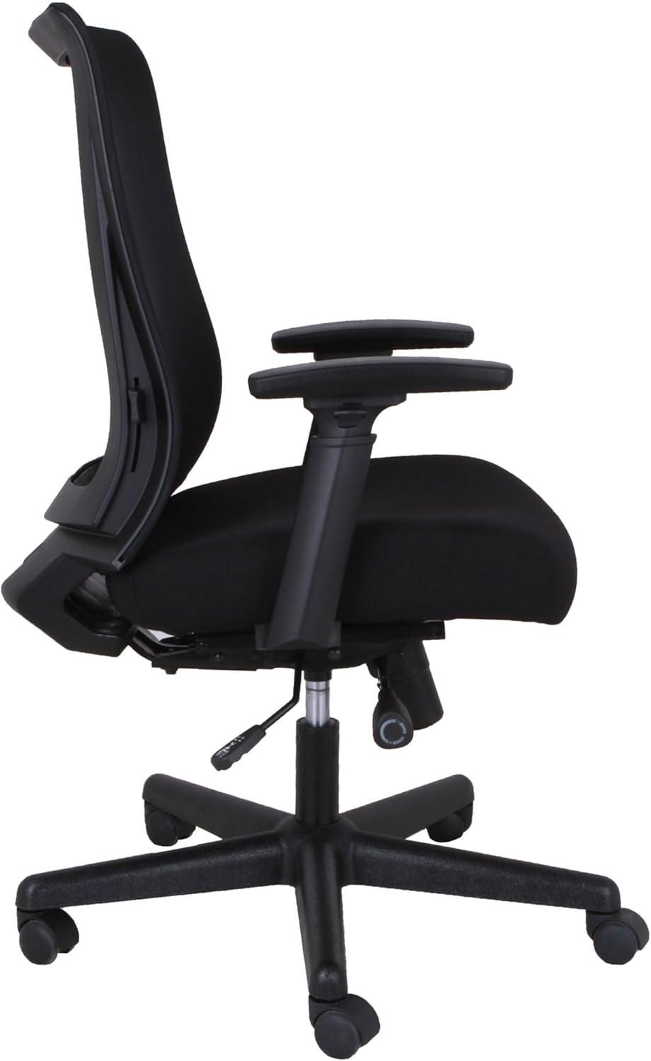 Lorell LLR42175 High-back Mesh Executive Chair, Black
