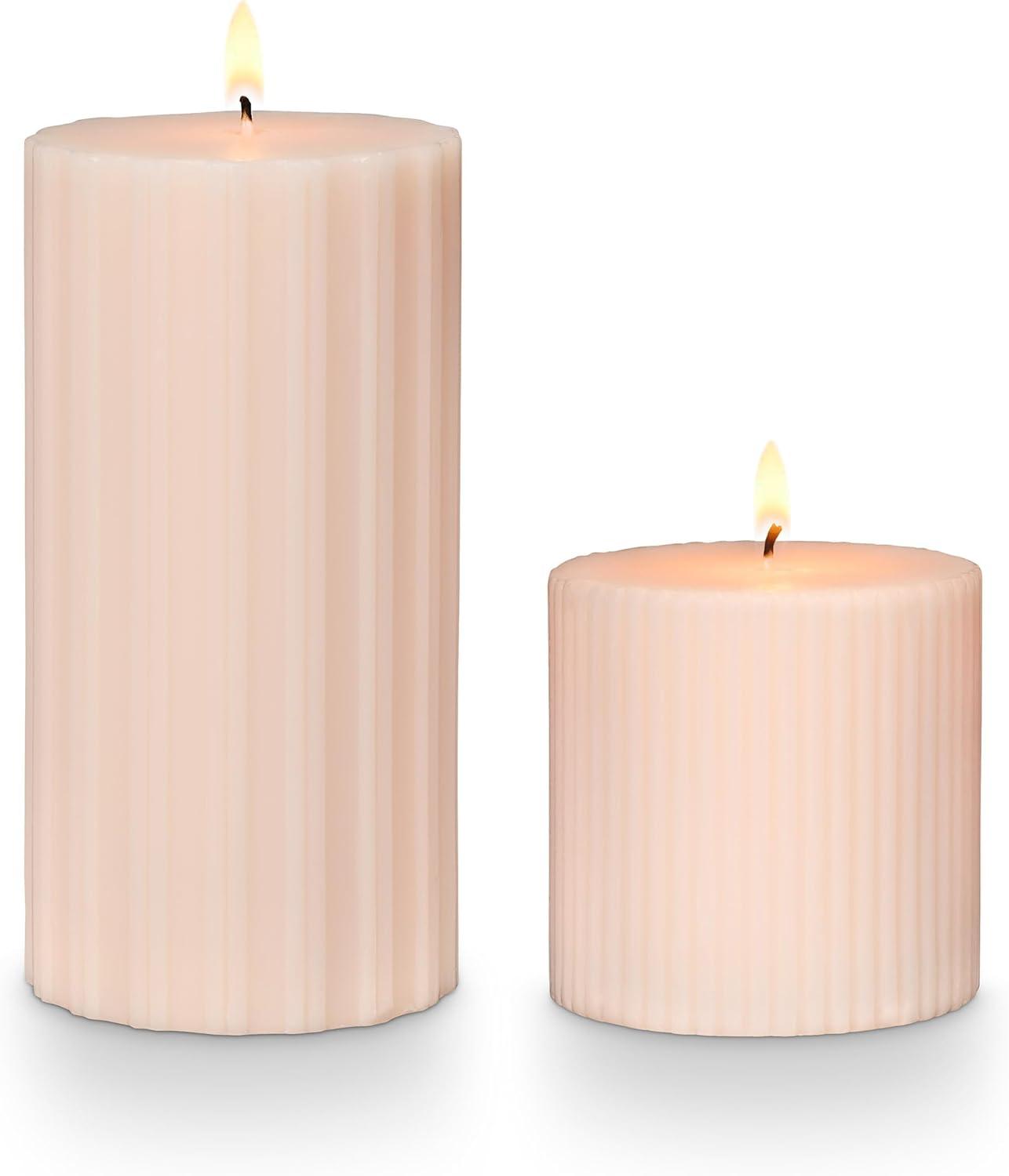 Selin Coconut Milk Mango Pillar Candle