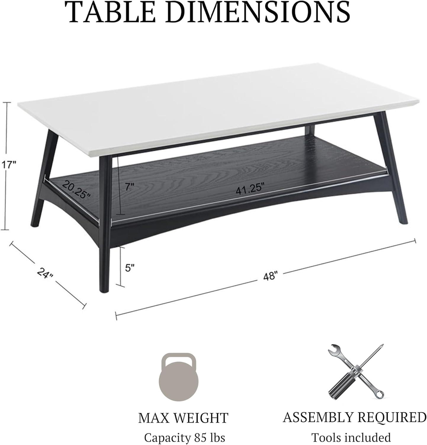 Parker 4 Legs Coffee Table with Storage