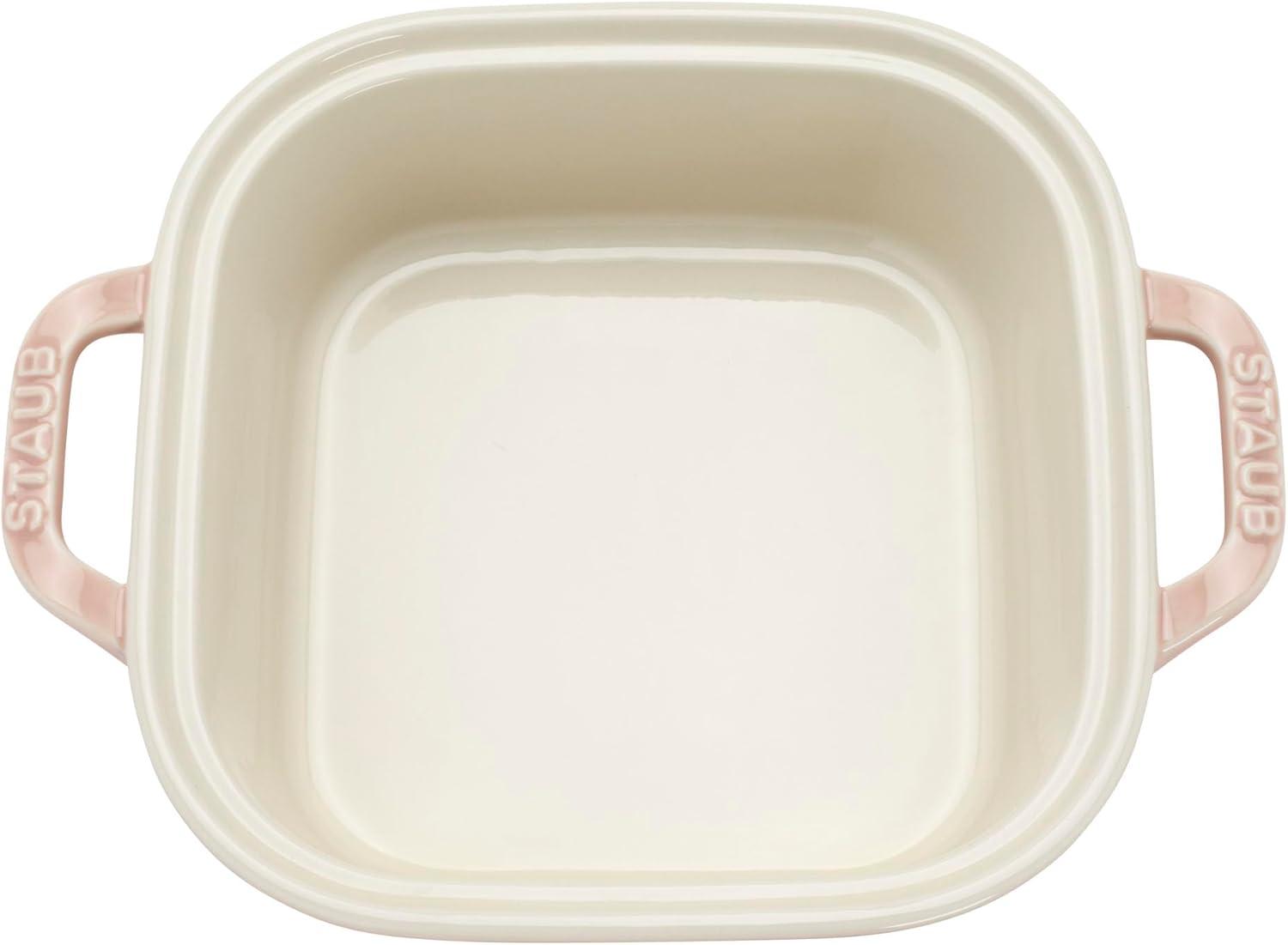 Staub Staub Ceramic 4-Pc Baking Pans Set, Casserole Dish With Lid, Brownie Pan,