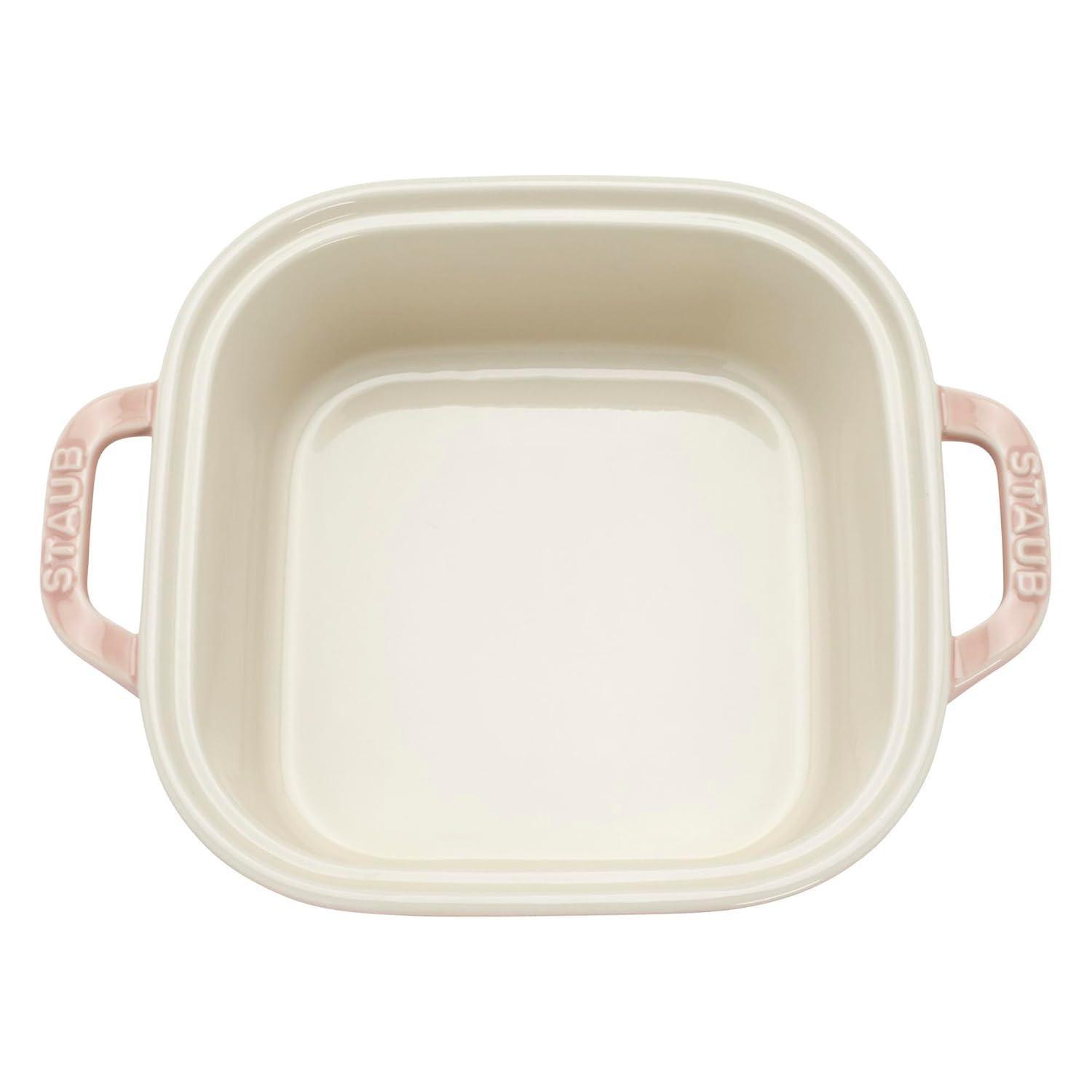 Staub Staub Ceramic 4-Pc Baking Pans Set, Casserole Dish With Lid, Brownie Pan,