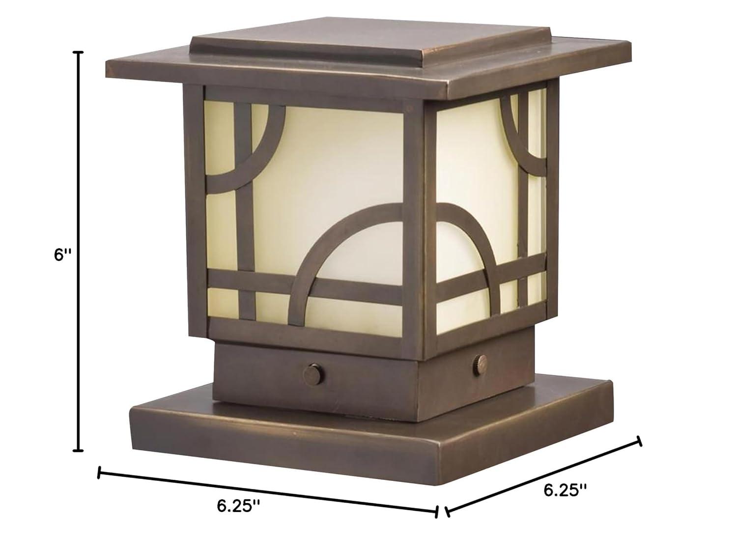 Kichler 15474OZ Larkin Estates Post Light, Olde Bronze