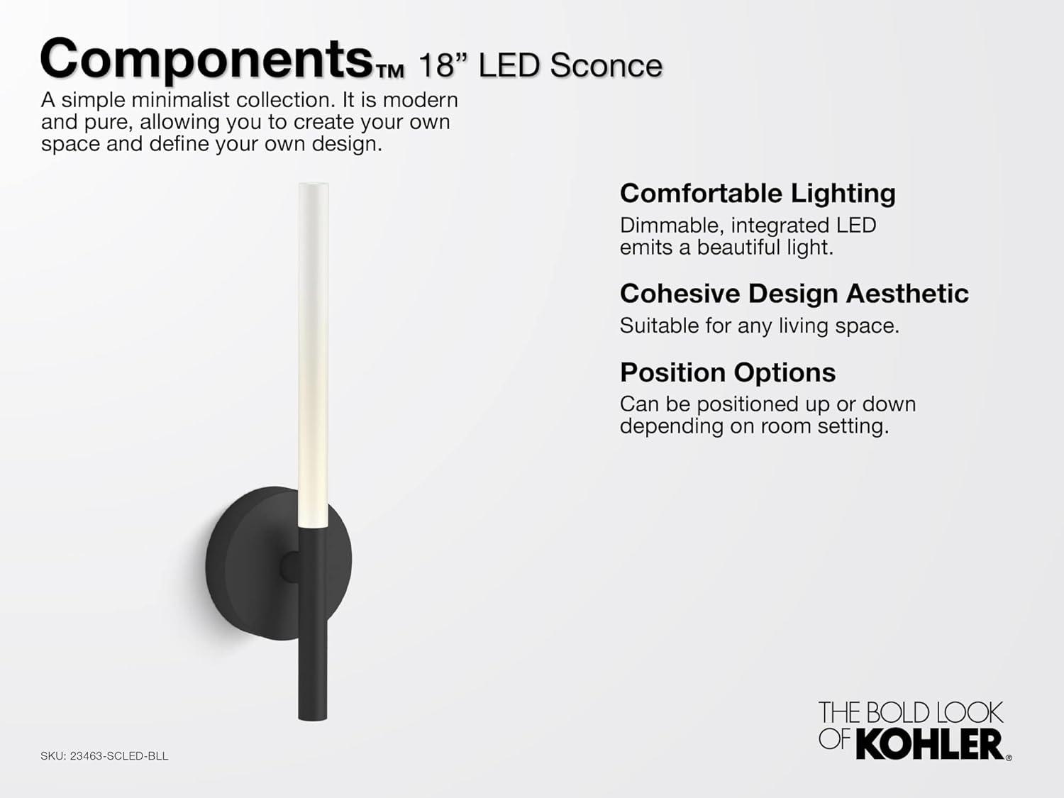 Components One-Light Led Sconce