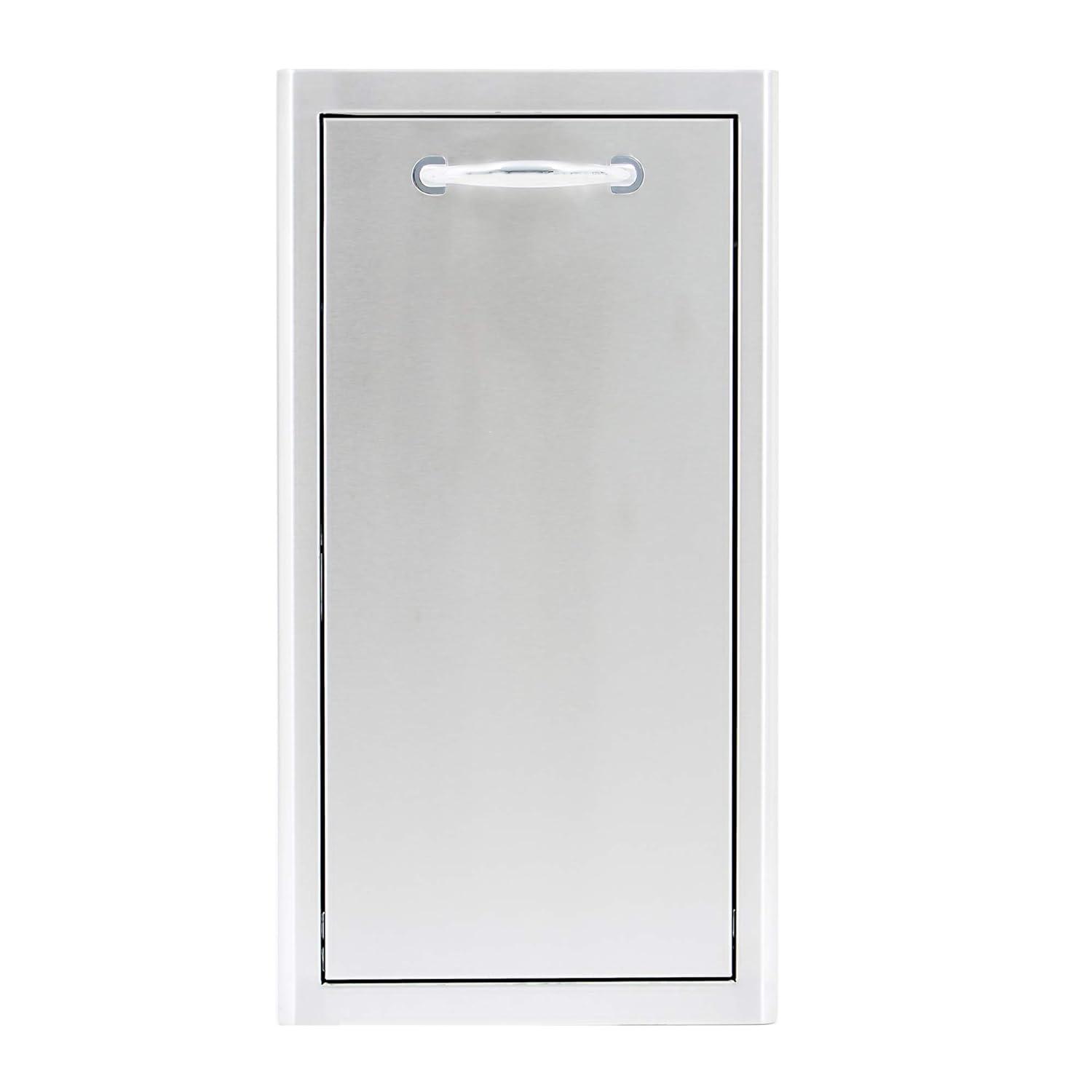 Blaze Narrow Roll Out Trash Bin (BLZ-TRNW-DRW), 26 3/8x13 7/8-inches