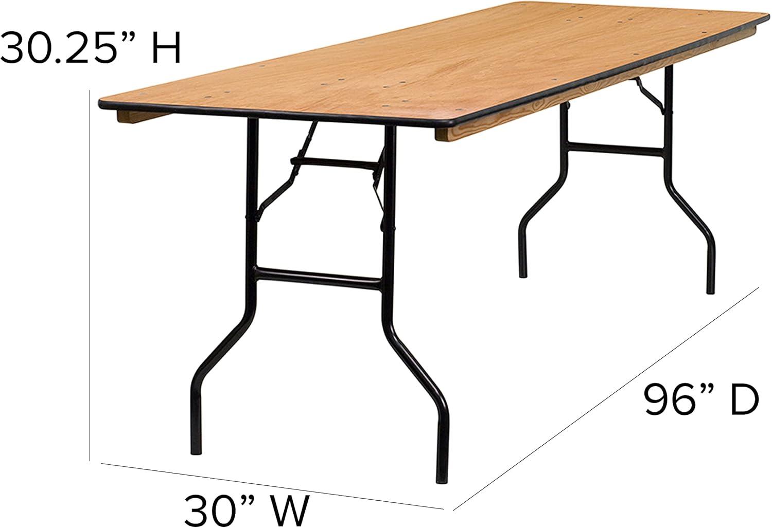 Flash Furniture Wofford Rectangular Wooden Folding Training and Event Table by Flash Furniture