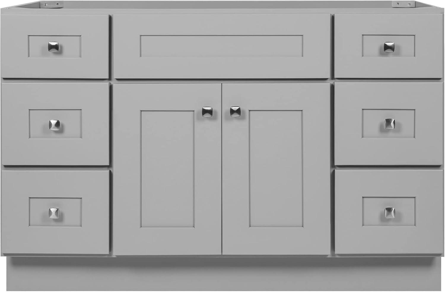 Brookings 48 Inch Bathroom Vanity, Ready to Assemble