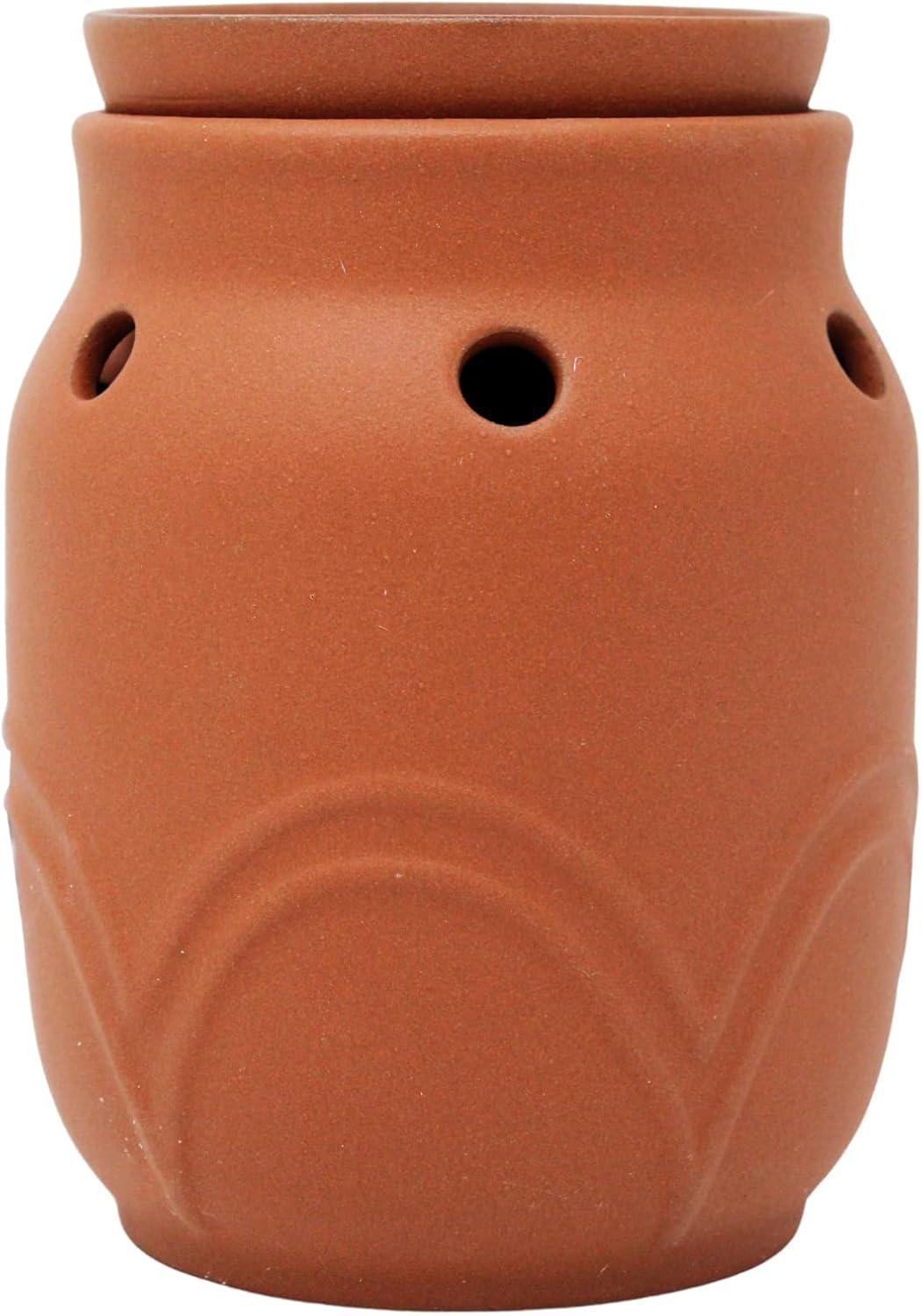 Terracotta Ceramic Wax Melt Warmer with Vent Holes